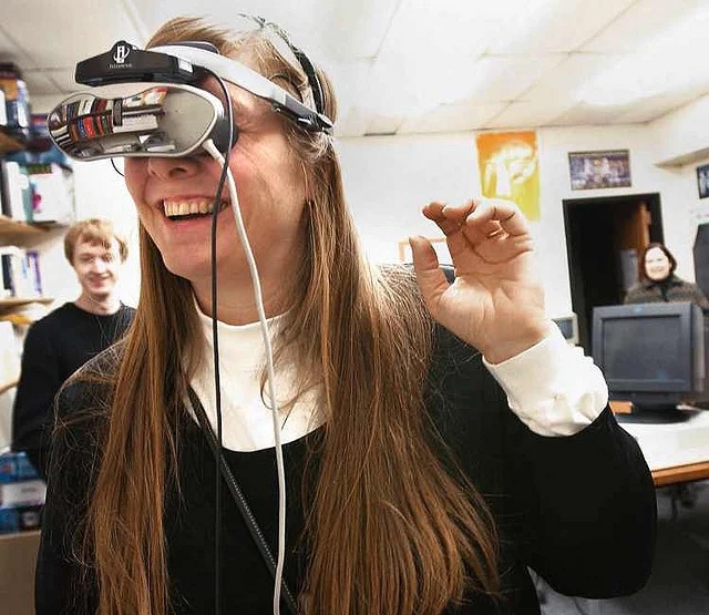 Public relations practitioners, who are historically adept at creating experiences, should consider designing virtual reality experiences. Photo by Amber Case .