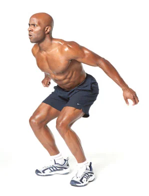 Setting up for a vertical jump will tend to load the middle to front of the foot, activating the anterior core, anterior thigh, and posterior lower leg muscles necessary to perform vertical motion.