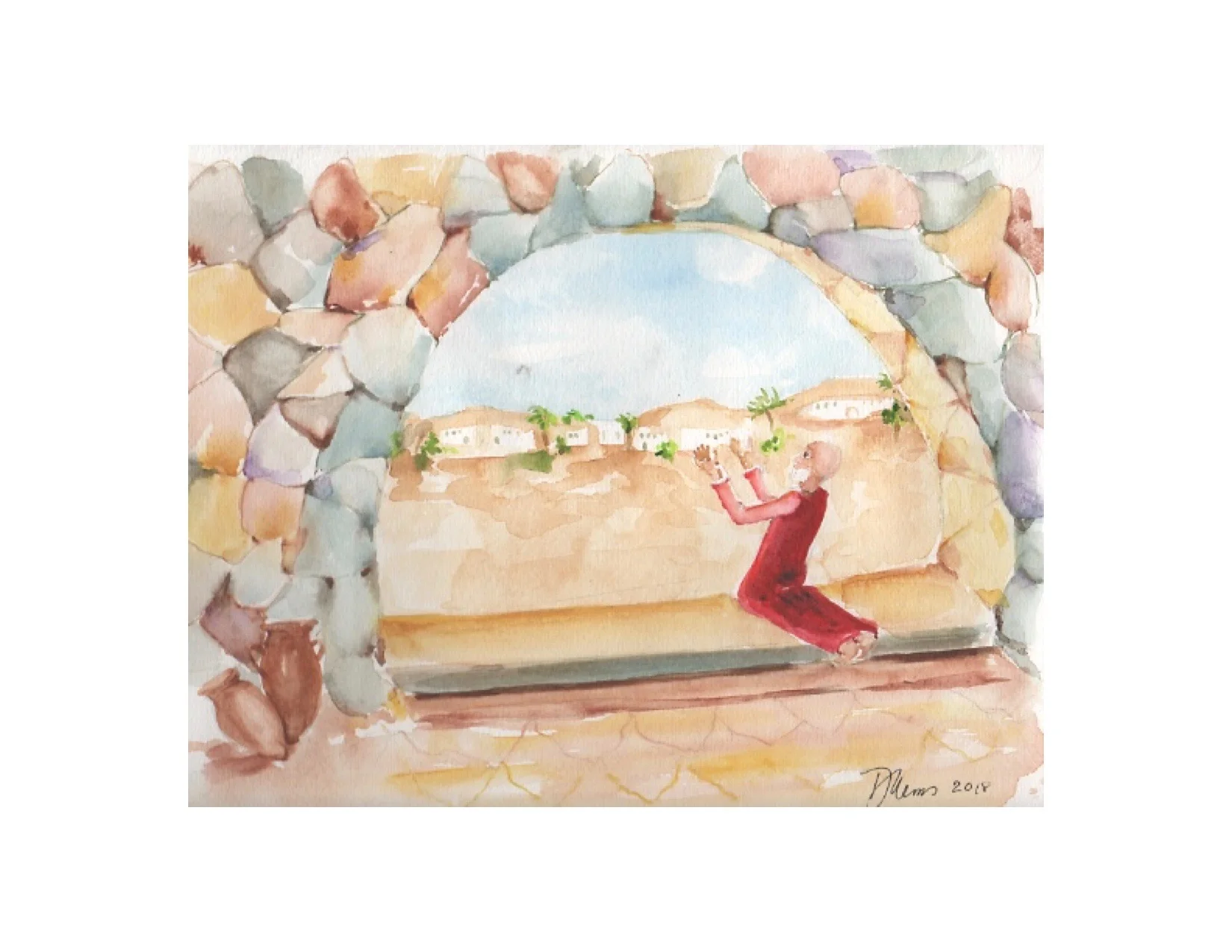 Daniel Praying Toward Jerusalem