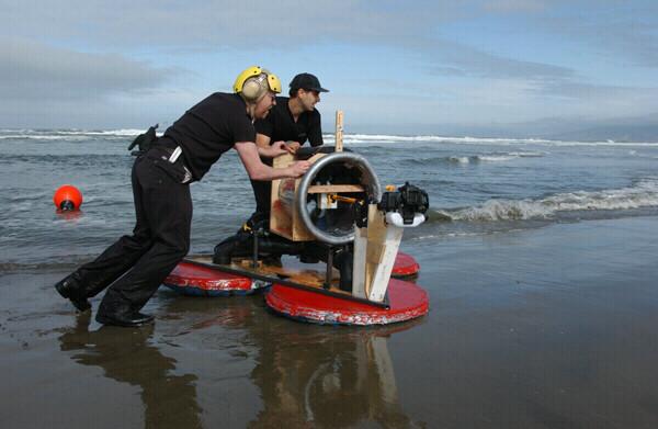 Hovercraft for Mythbusters. 