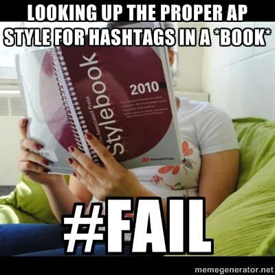 AP Style for Hashtags