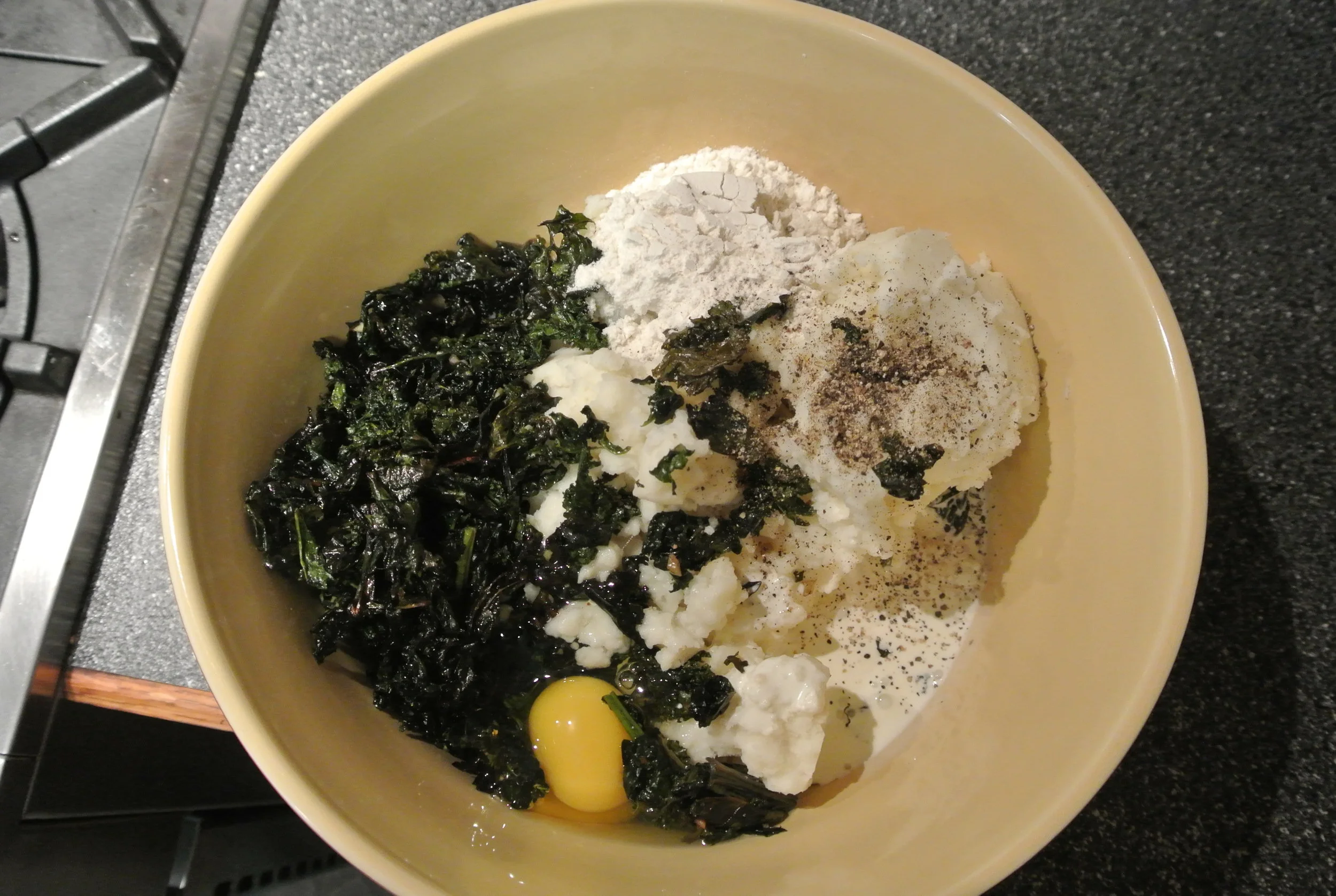 Potato and Kale Pancakes