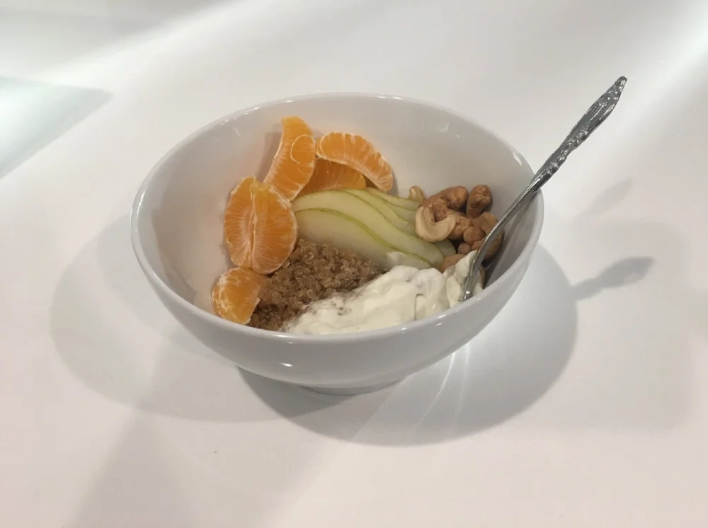 Toasted and Spiced Coconut Quinoa Porridge