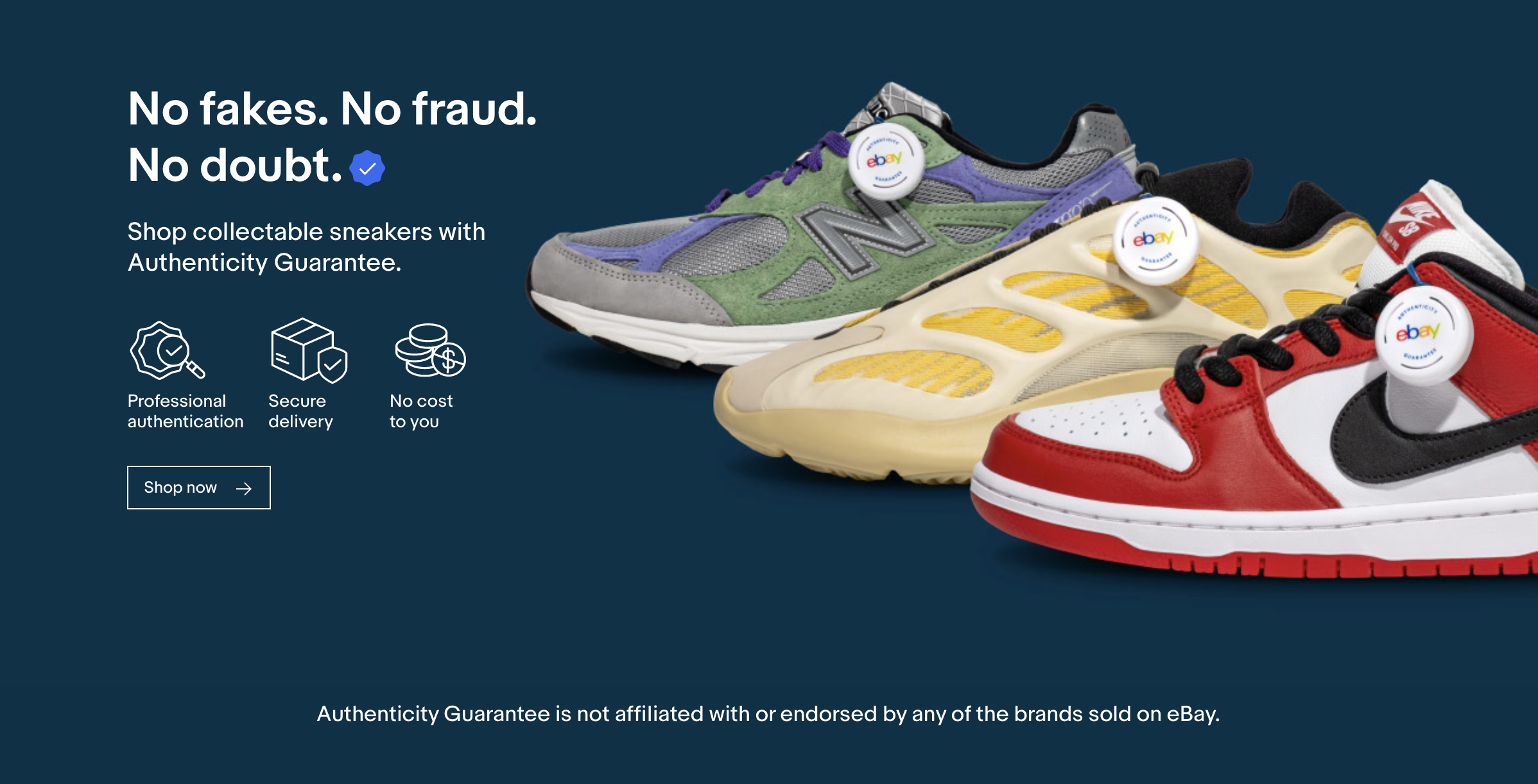 Authenticity Guarantee for Sneakers