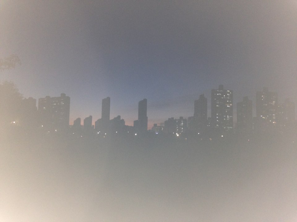 Evening view on Ansan City during last nights bike ride. Photo: Yeowon