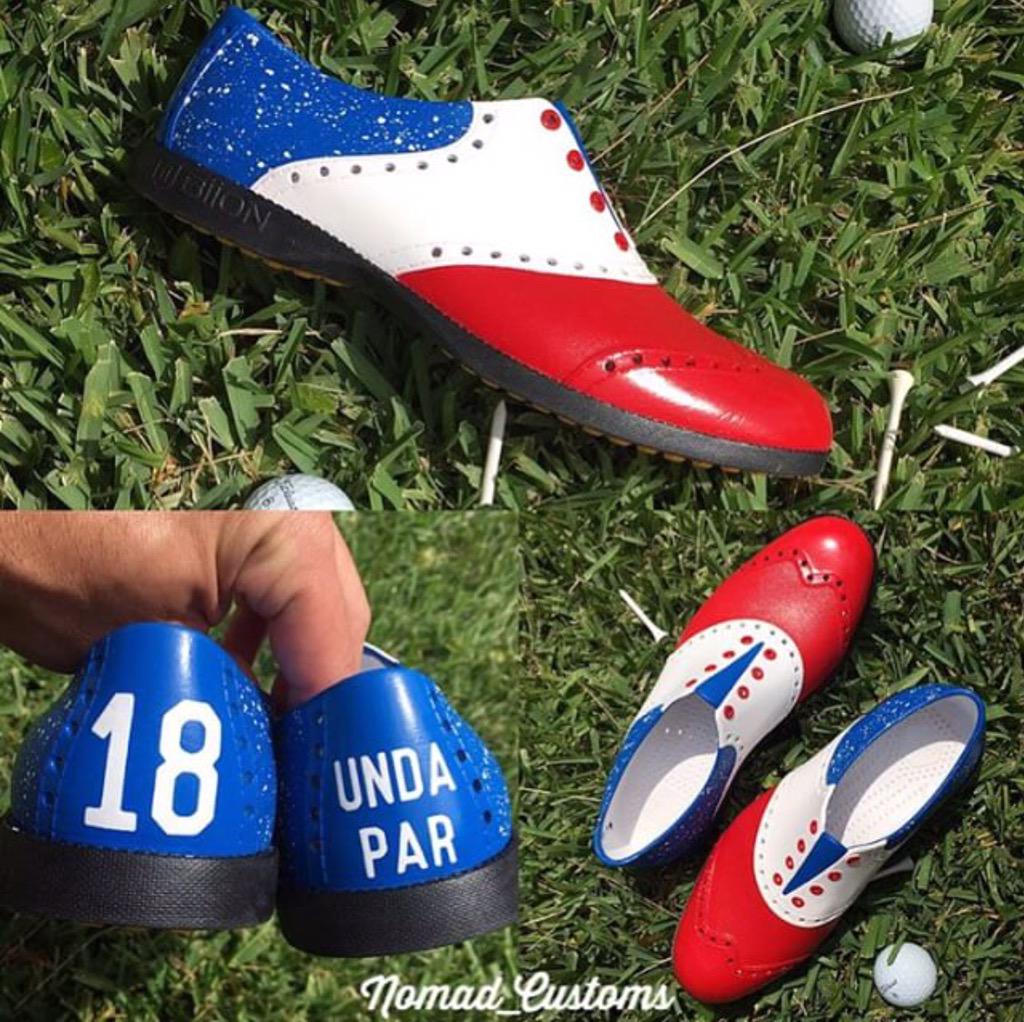 A good pair of shoes clearly states ones goals, while allowing a simple transition from rap to golf.