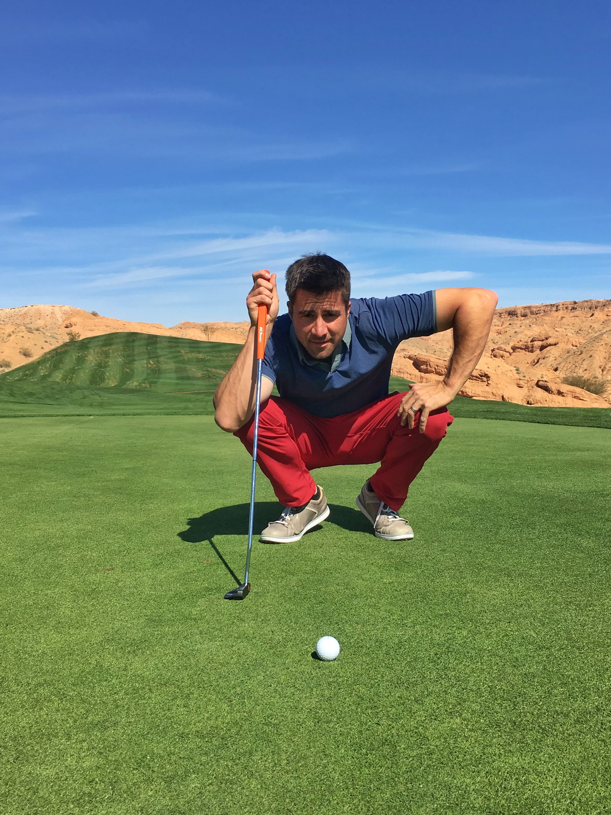 After rolling in birdies on #3, #6, and #16, I made a sweet 30 footer for birdie on 18 at Wolf Creek with my new Slider. &nbsp;