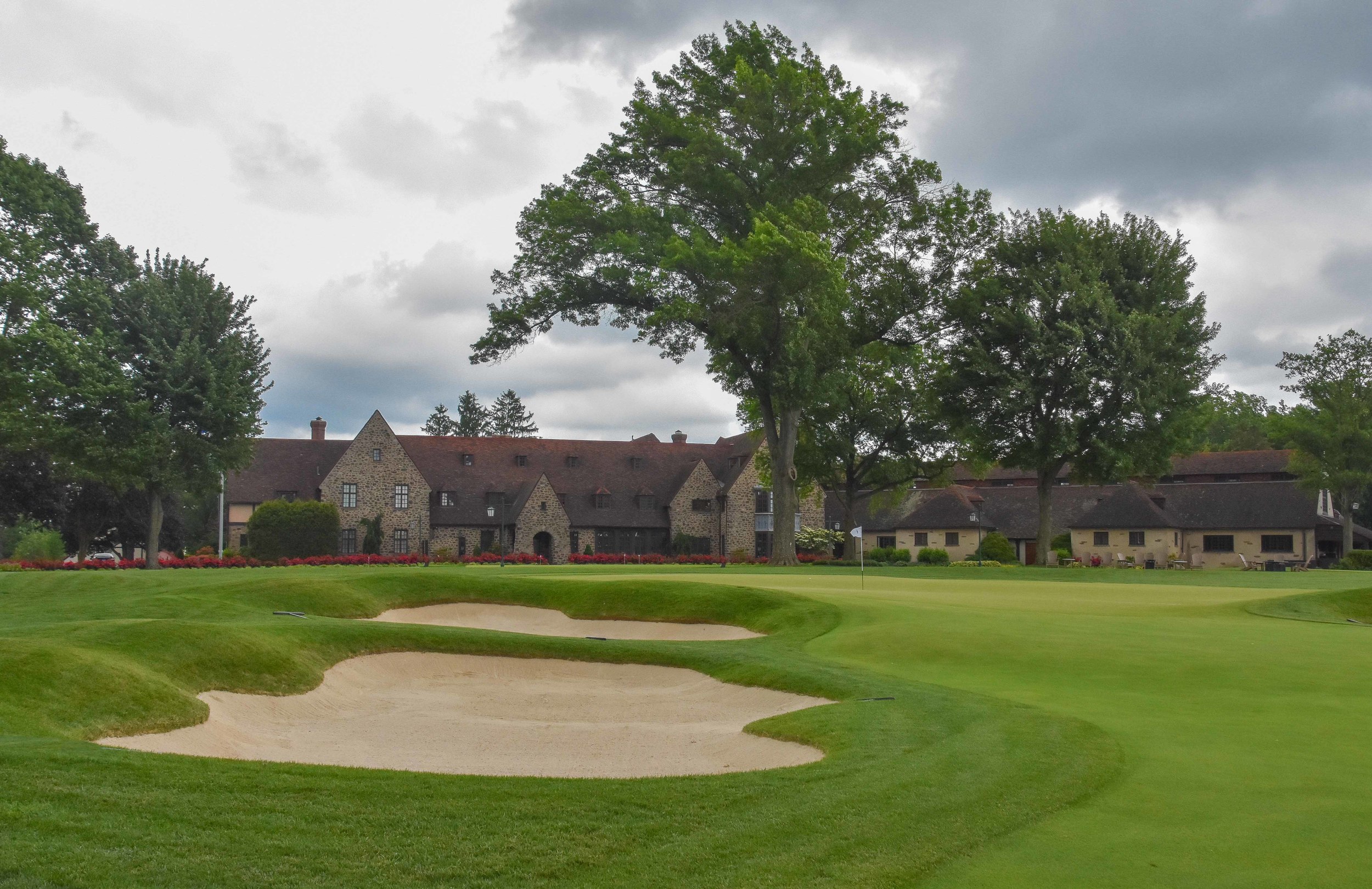 The 18th hole at Aronimink was the 99th hole of the trip. Looks like we will have to come back to make it an even 100.