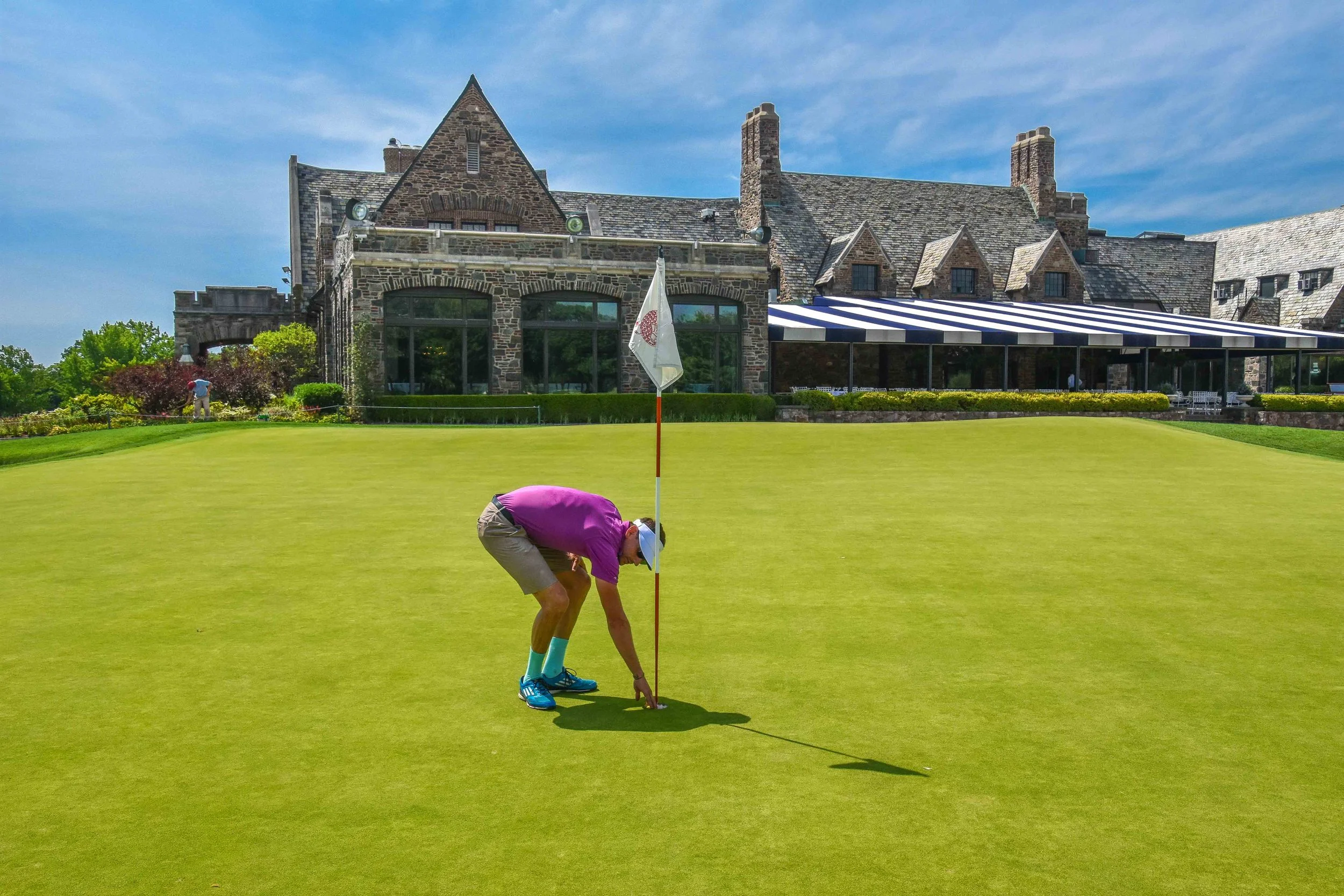 One of the better feelings in golf is pulling your ball out of the hole with the flagstick still in.