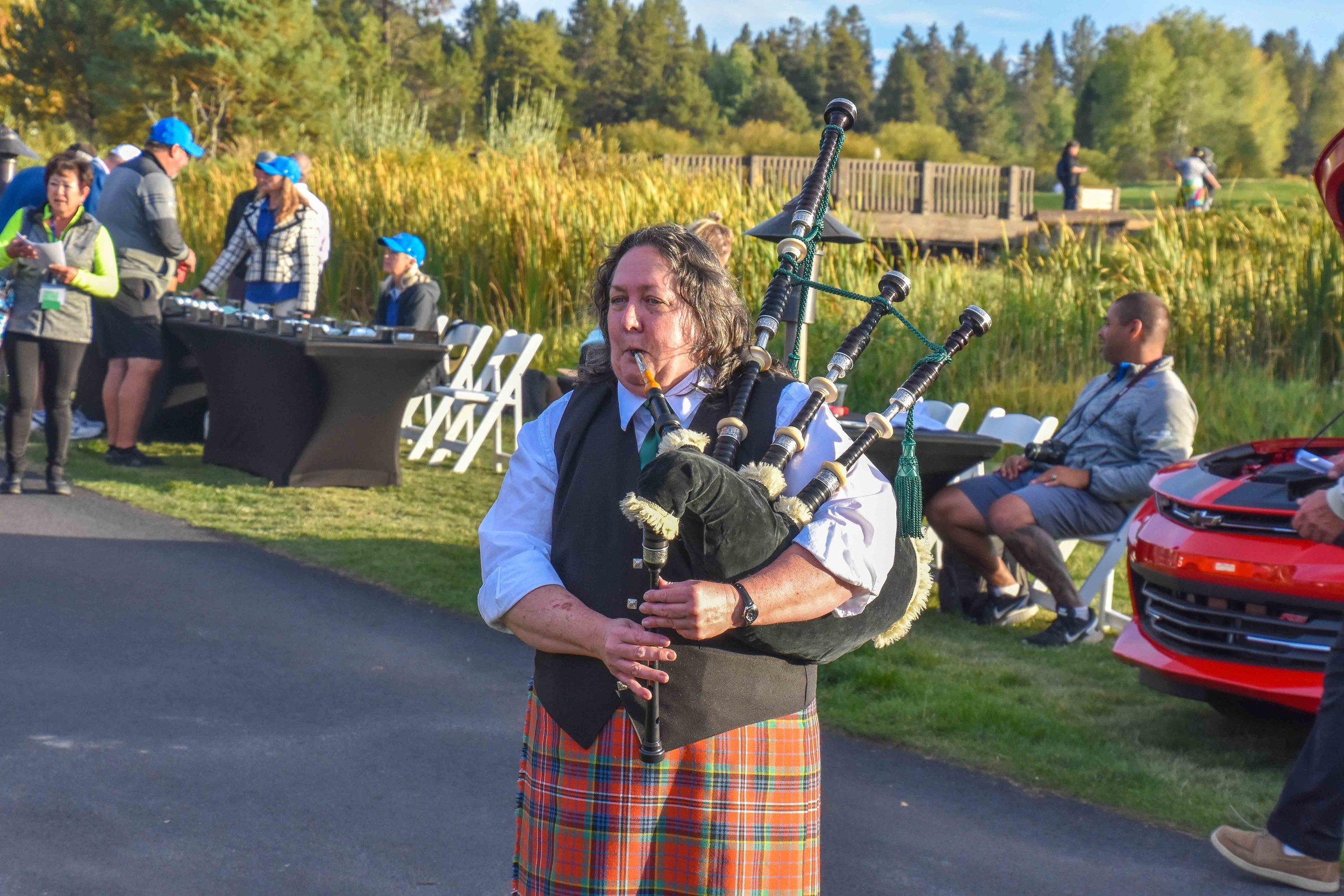 Bag piping scene is strong at the PacAm