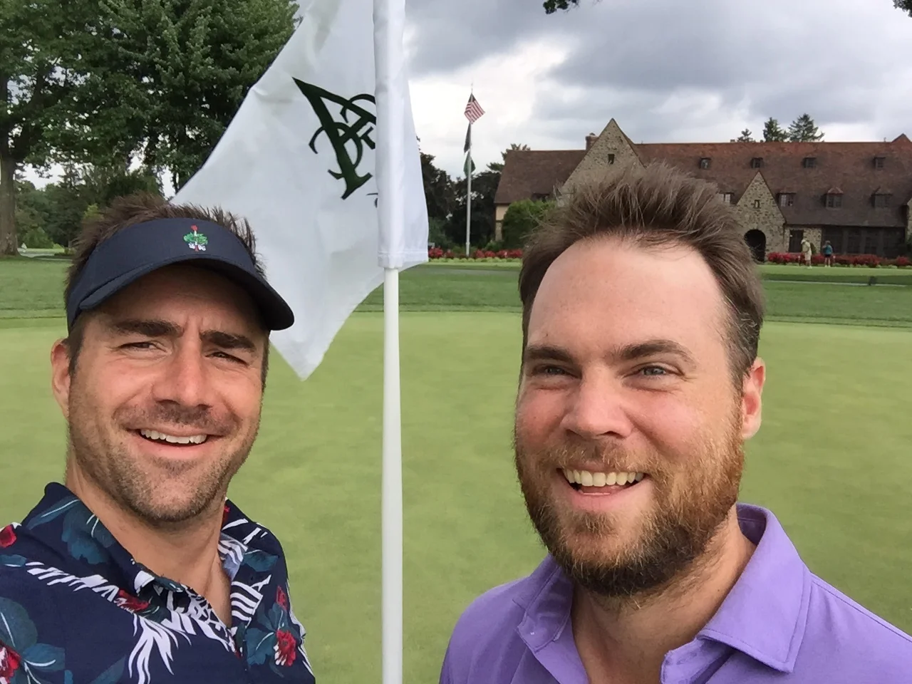 Sean Ogle and I finish up an epic golf trip at Aronomink in PA.  Sean has even declared the Maide golf pants to be the "Best in the world."  Check out his review here..
