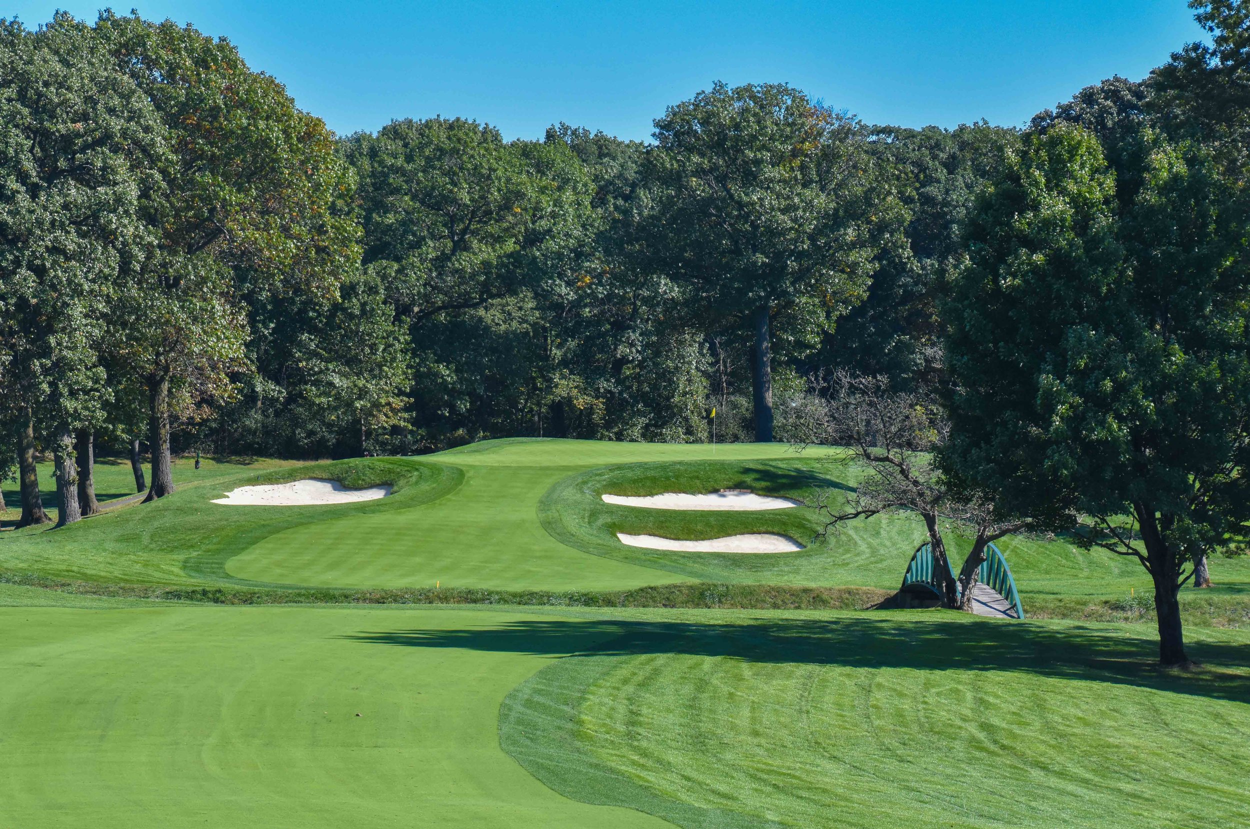 The 3rd hole on the North Course at Olympia Fields