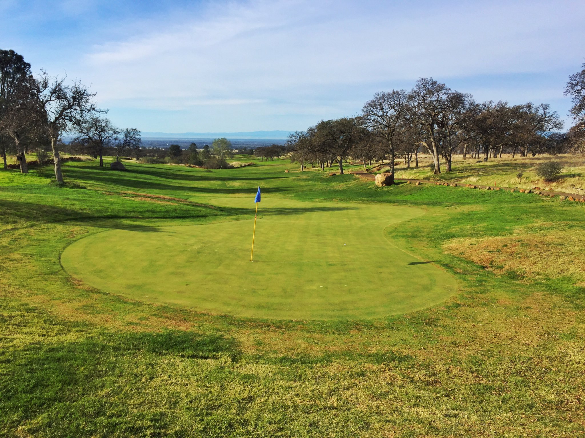 A look back on the 3rd hole at Tuscan Ridge.