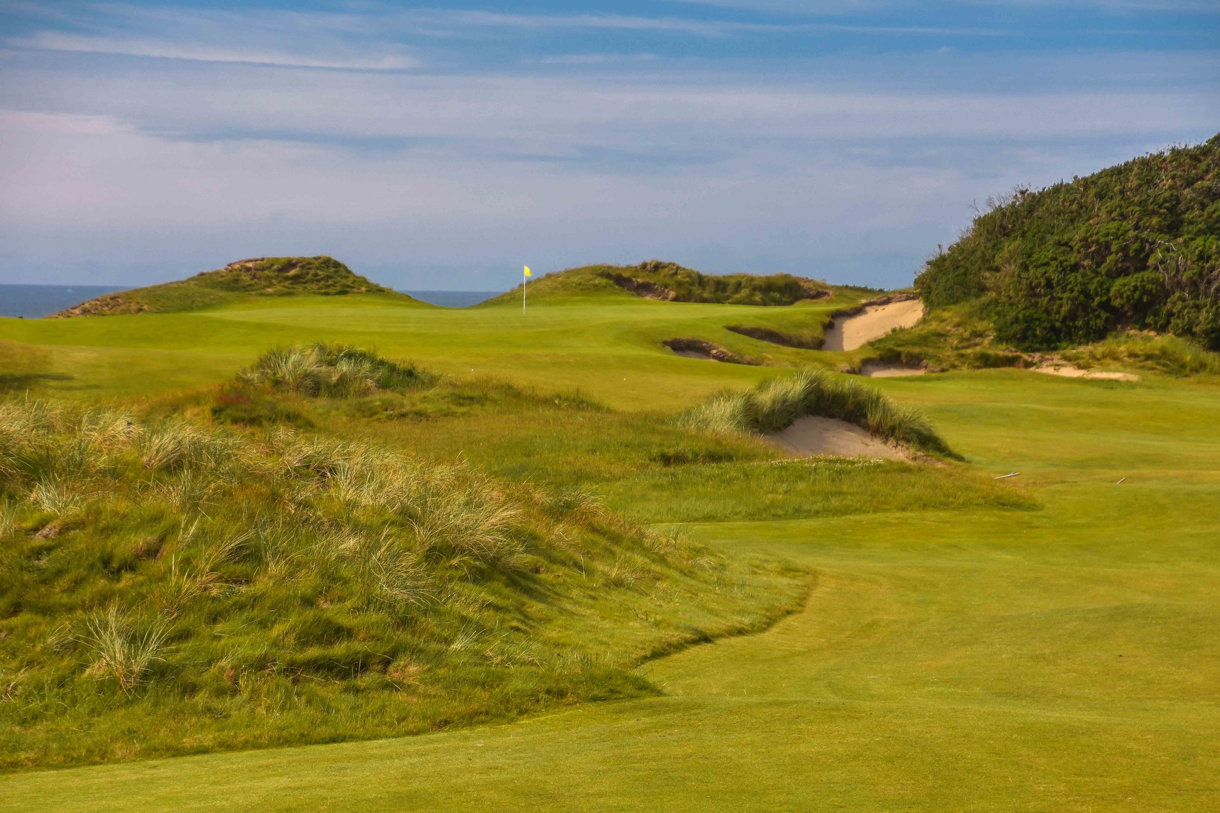 The golf party really starts on the 3rd hole at Pacific Dunes .