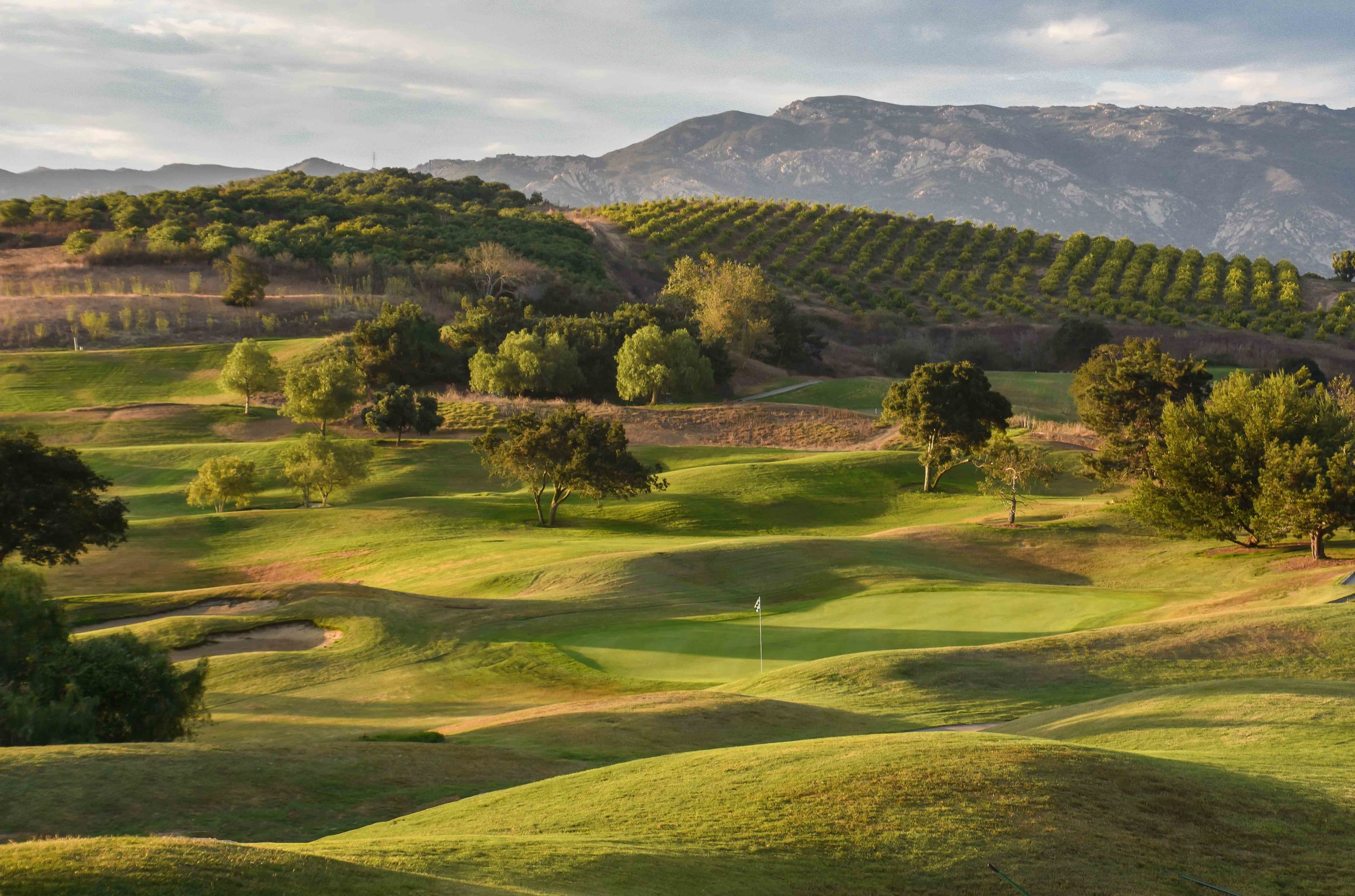 The sun sets on an excellent Goleta weekend over Glen Annie Golf Club