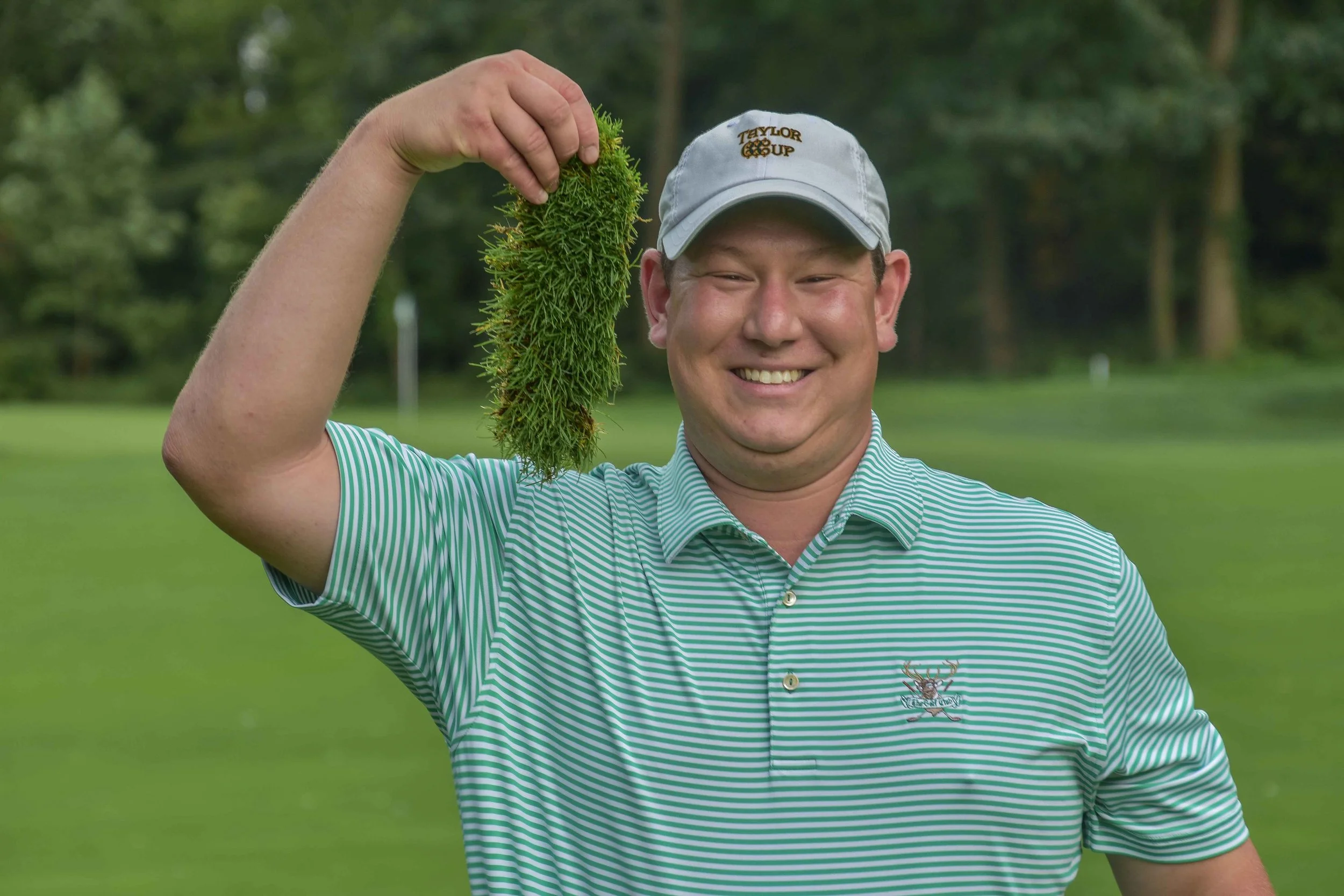 Posing with divots never gets old.