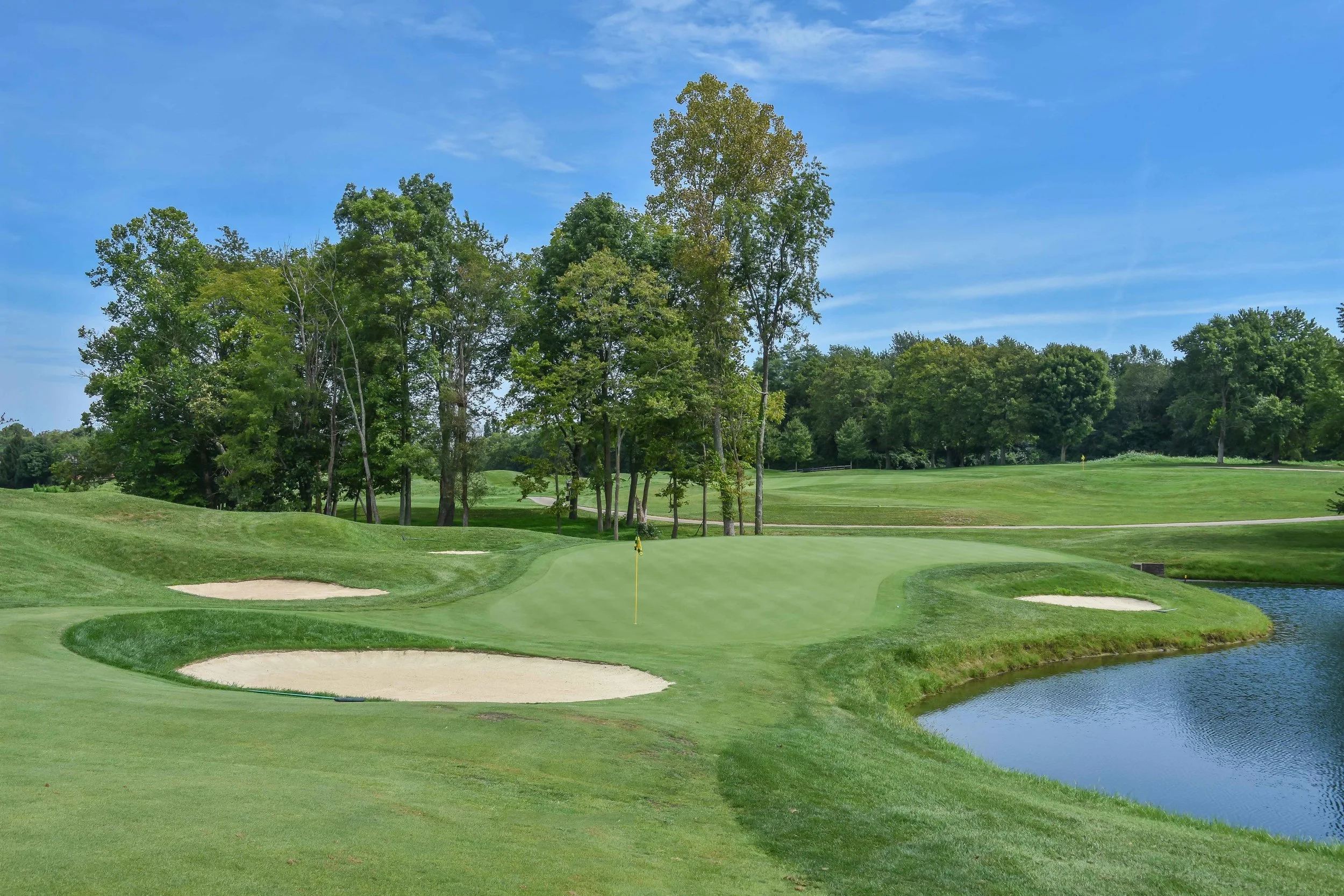The 17th at Champion Trace is a great little par 4 with options for disaster and success.