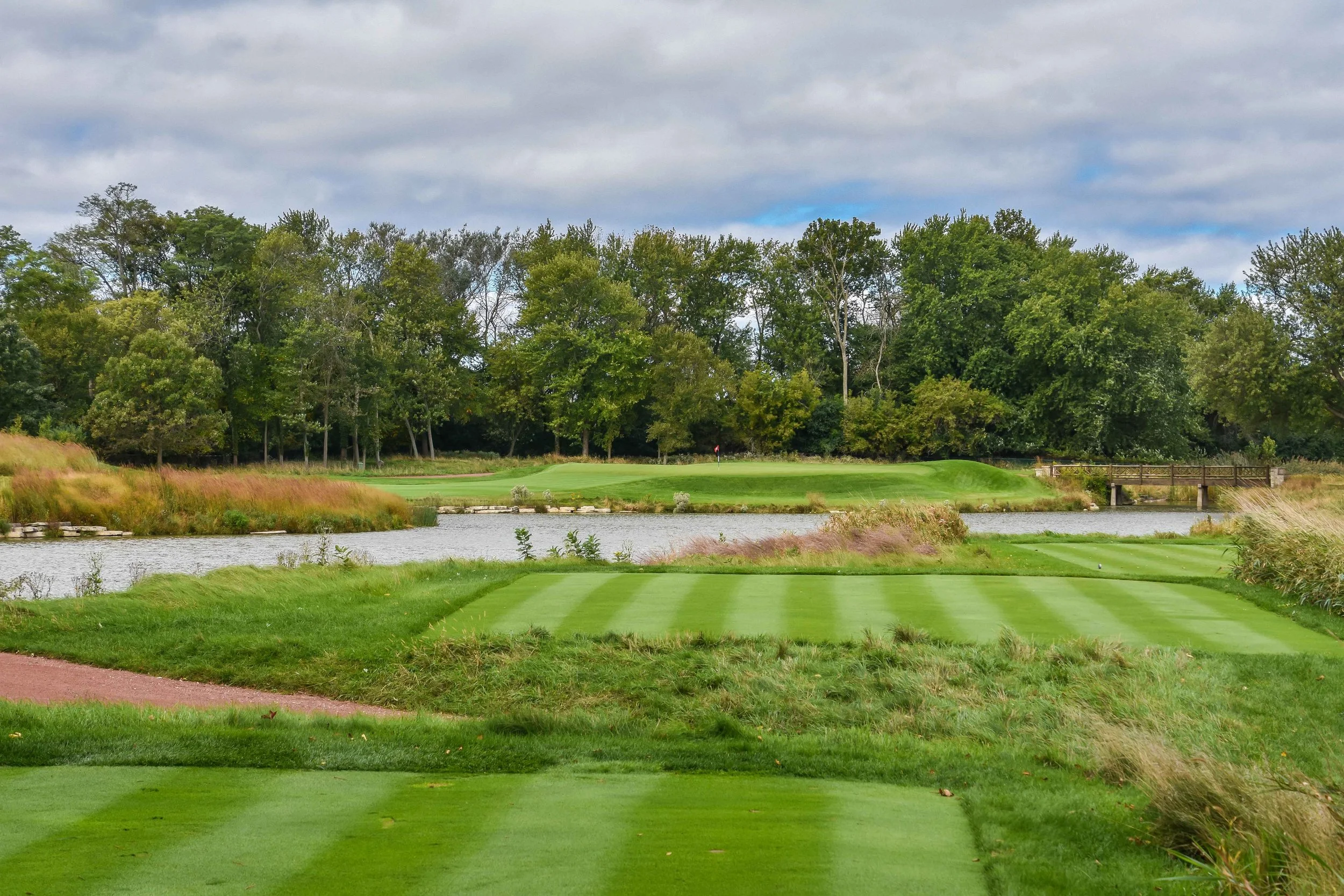 The 12th hole is one of the more difficult par 3’s at Skokie.
