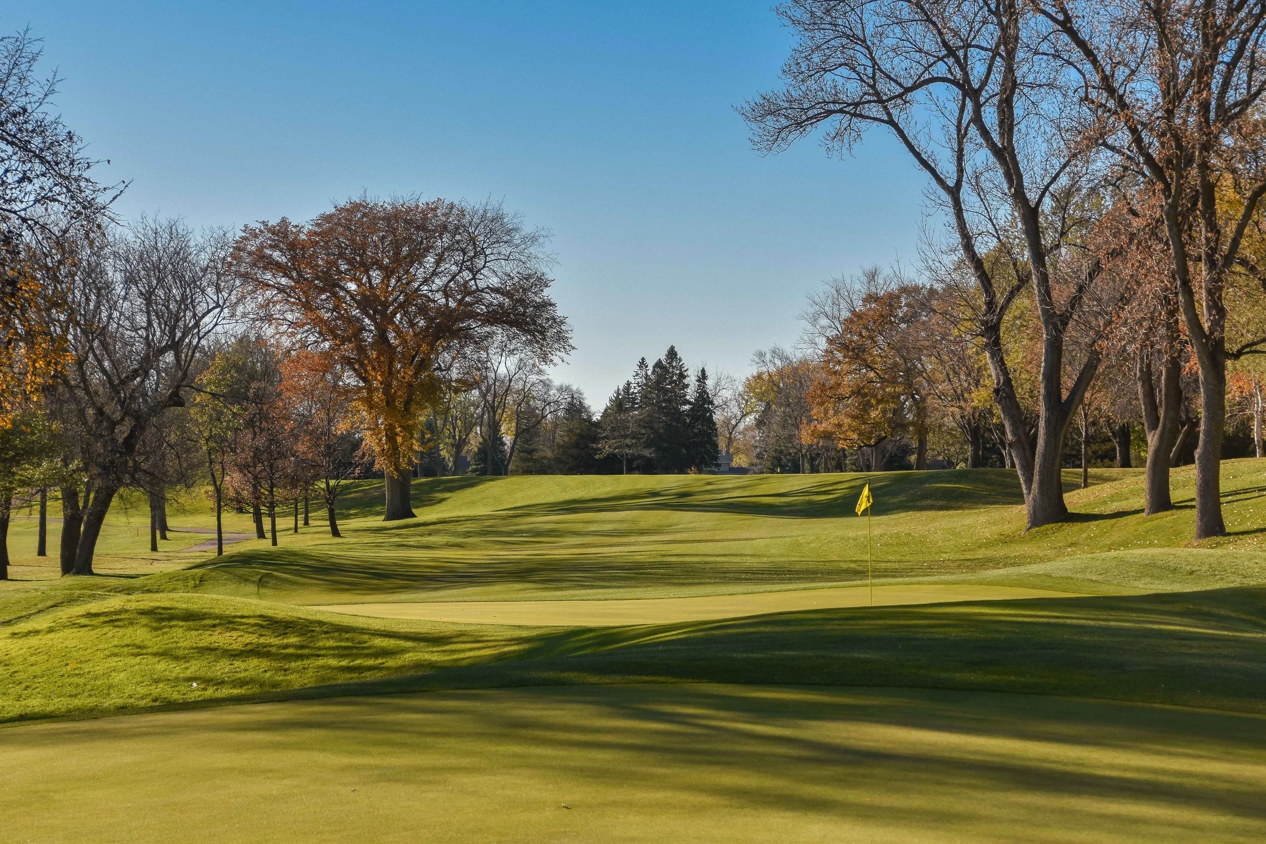 The 10th hole at Fargo Country Club.