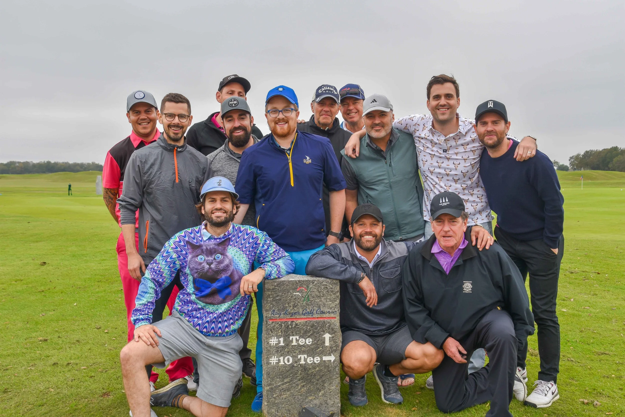 The pre wedding golf-party party.