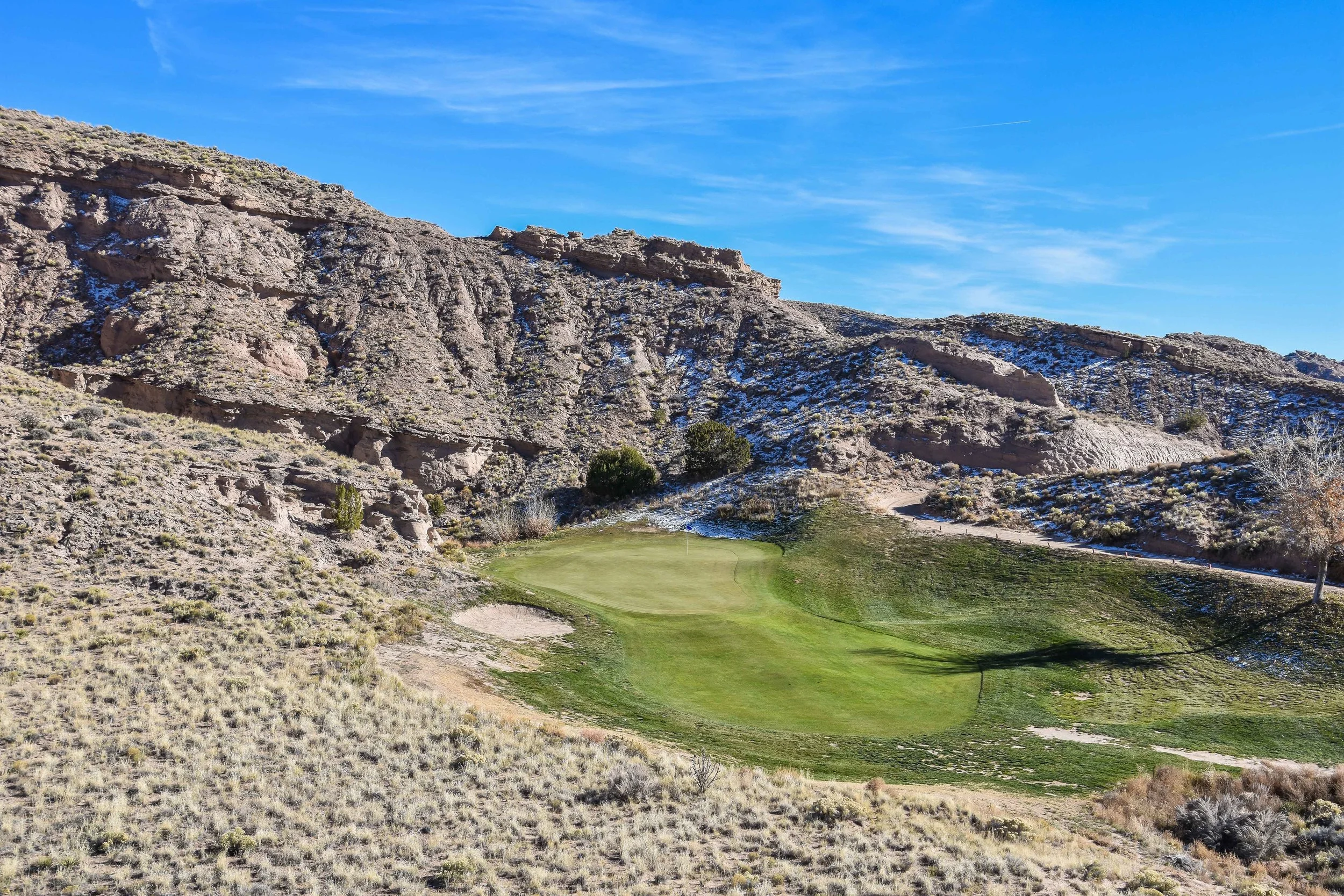 The 11th hole is a strikingly cool par 3.