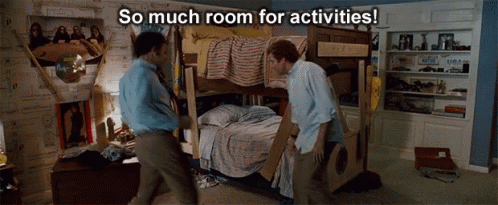 Just imagine all of the room for activities!!
