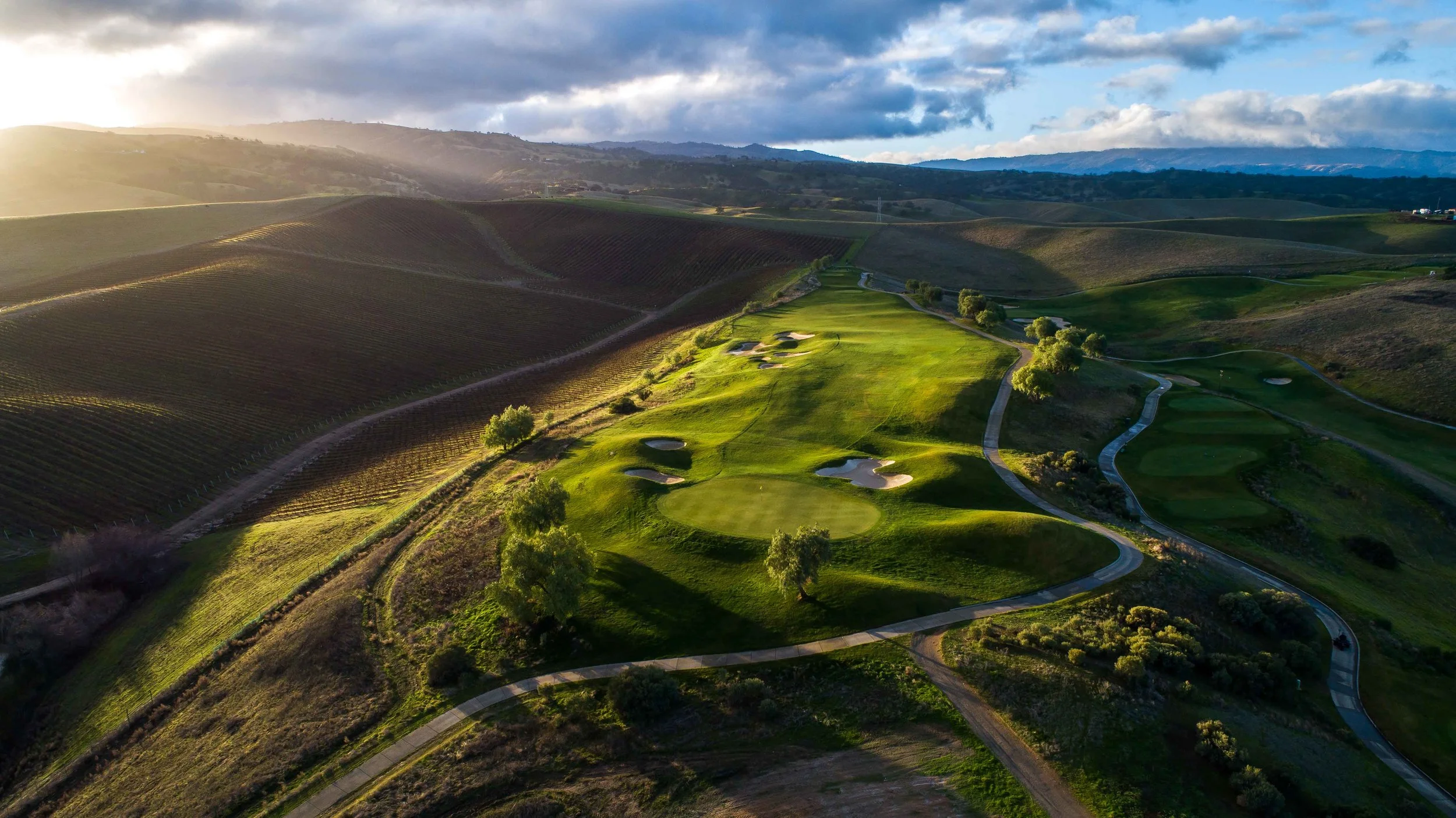The 4th hole on Poppy Ridge’s Chardonnay nine.