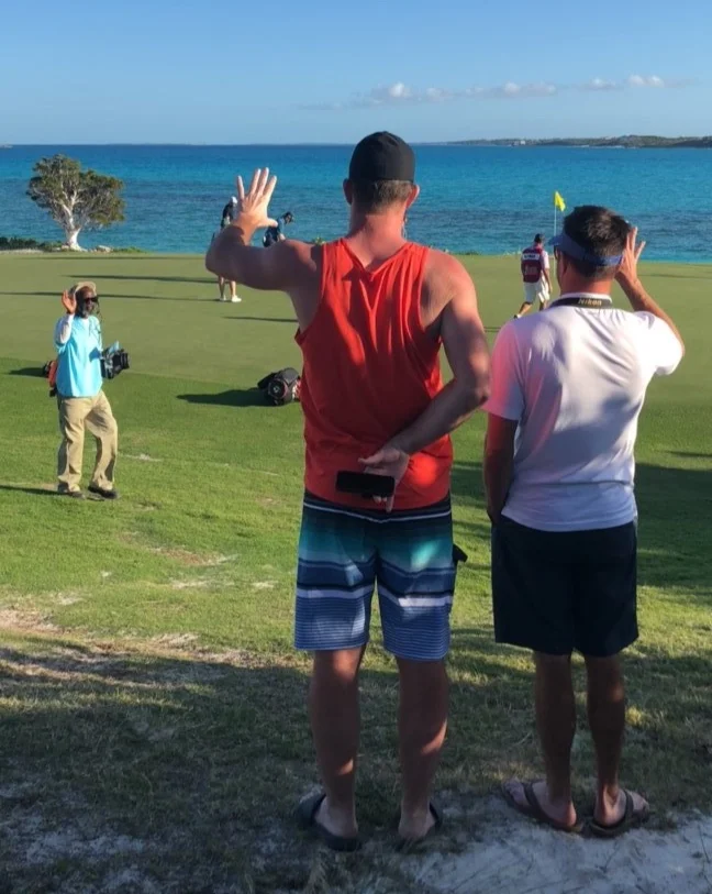 The tournament does a great job of employing the local Bahamians. Brodie and I salute their work.