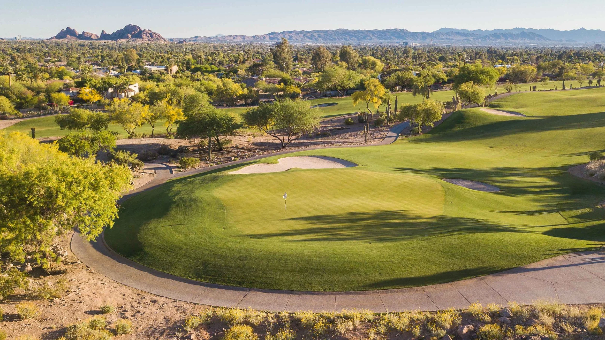 The par 5 15th hole at The Phoenician