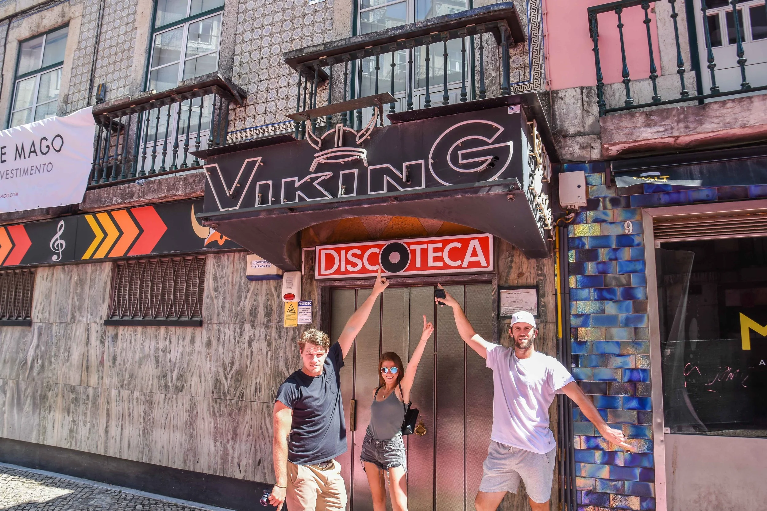 We were a little early for the rave at the Viking.