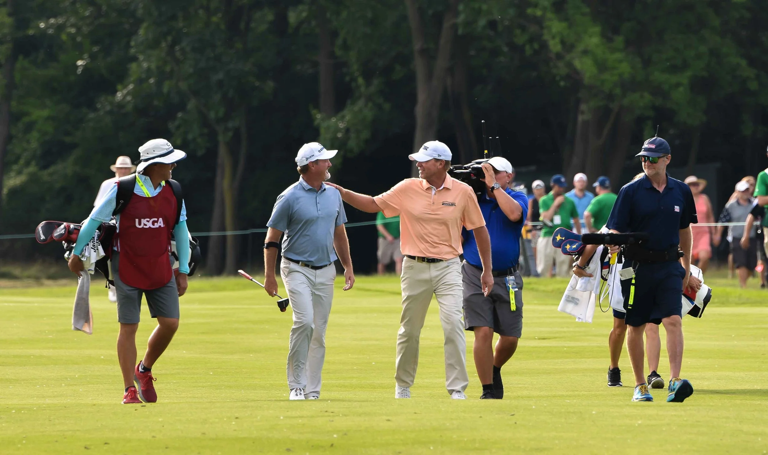 An excellent display of friendship unfolds on the 72nd hole.