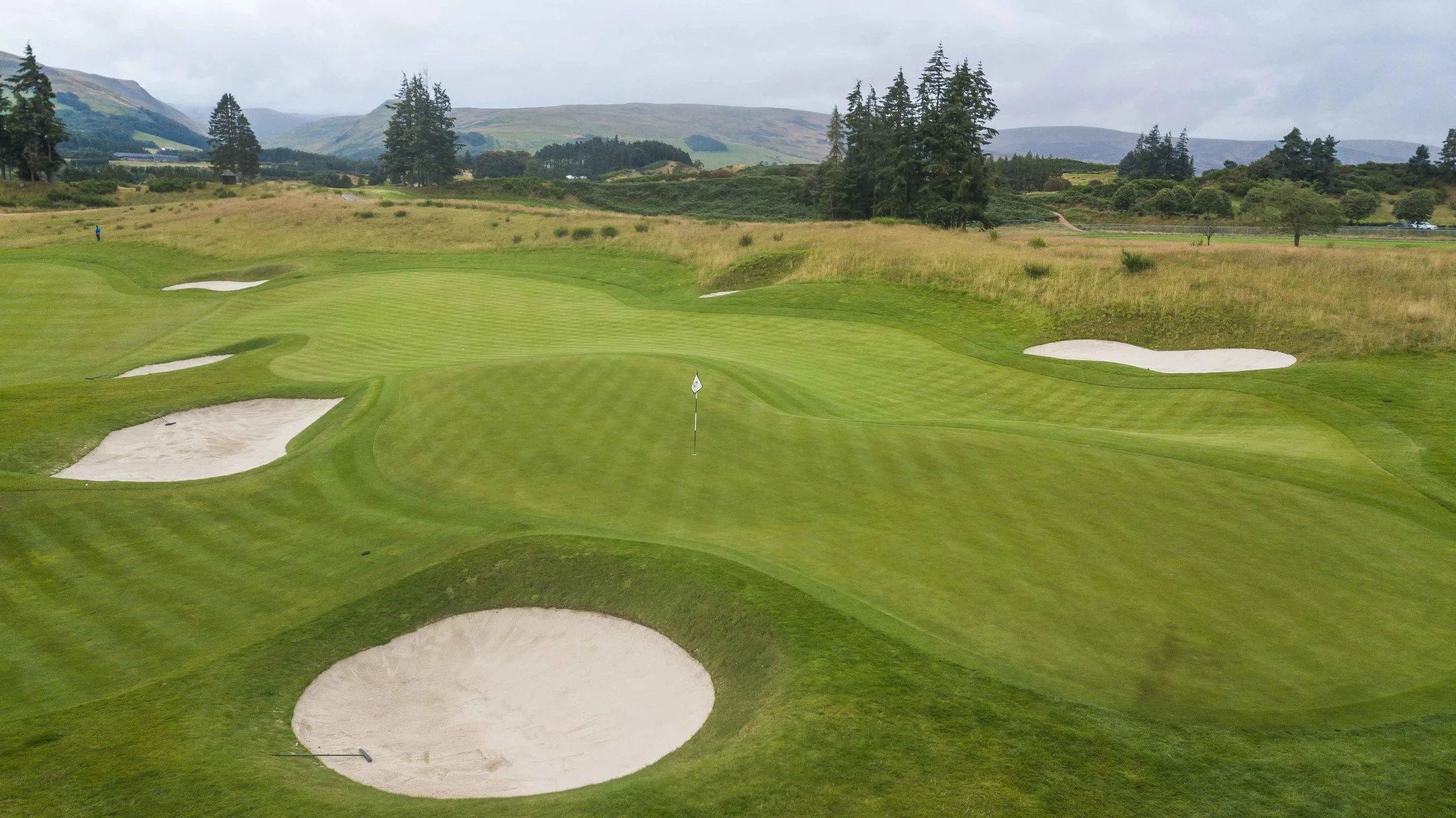The final hole of Scottish golf was Gleneagles 18th hole.