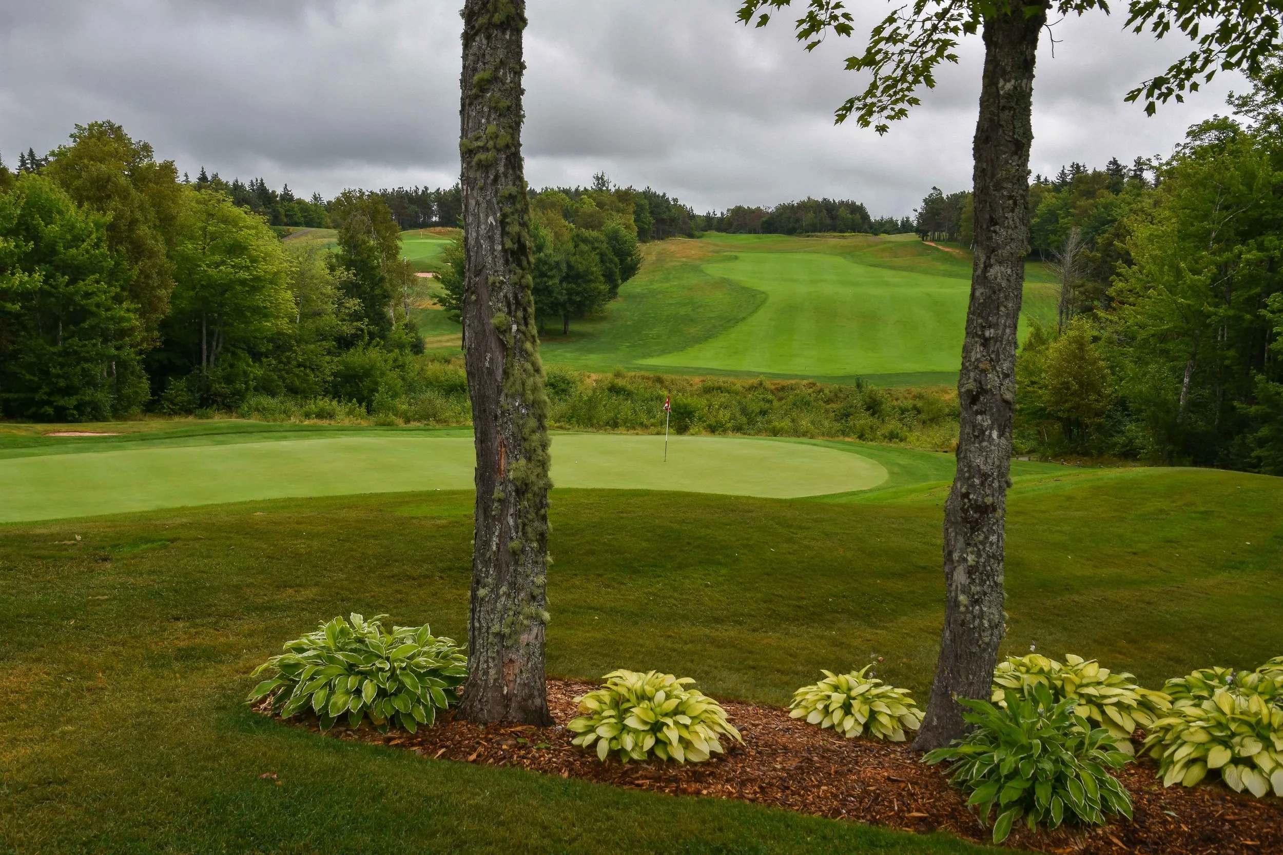 Things heat up on the 3rd hole at Andersons Creek.