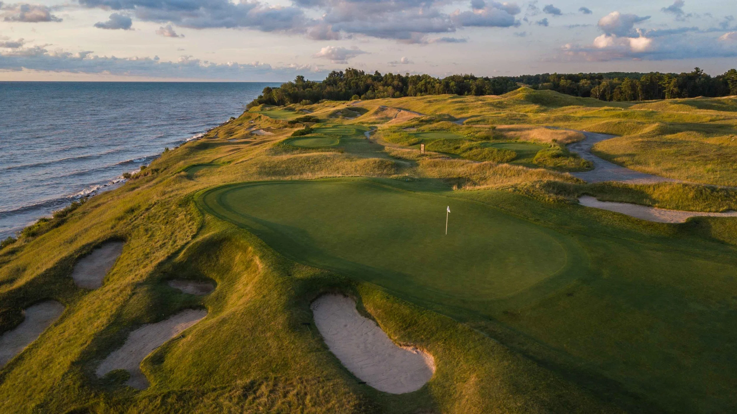 Like many holes at Whistling Straits, the wind will play a big part in deciding if you will walk off of the 2nd green with a birdie or an early blemish on the scorecard.