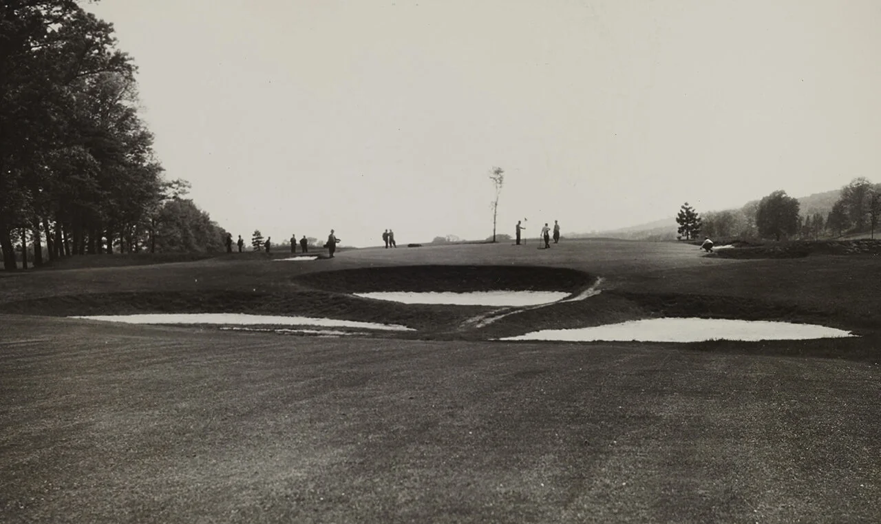The 5th green in 1926 (Photo courtesy of Baltusrol GC)