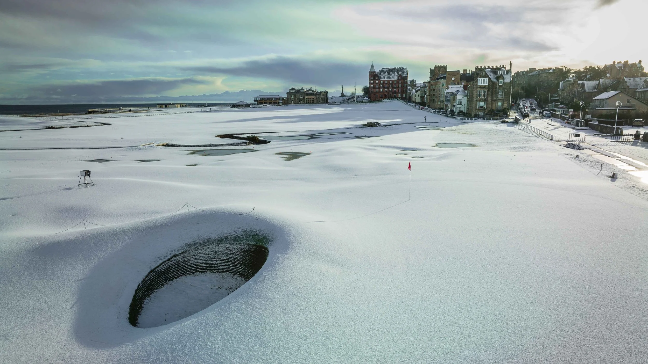 Old Course under snow