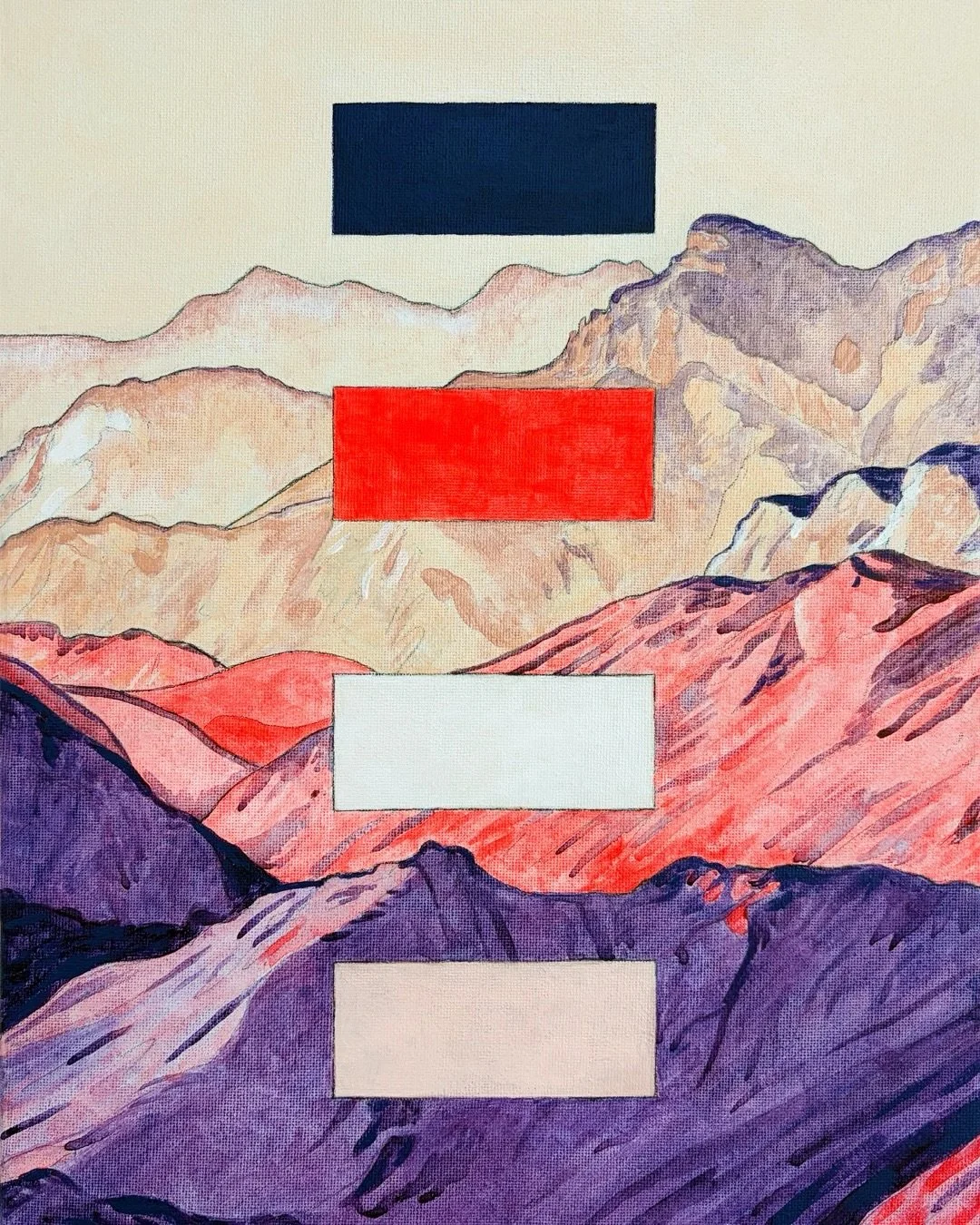 Mountain Spectrum
2026
Graphite and fluorescent acrylic on canvas
11 x 14 x 1 inches
.
available at steveharkin.com/art
.
#artist #artistsoninstagram #painting