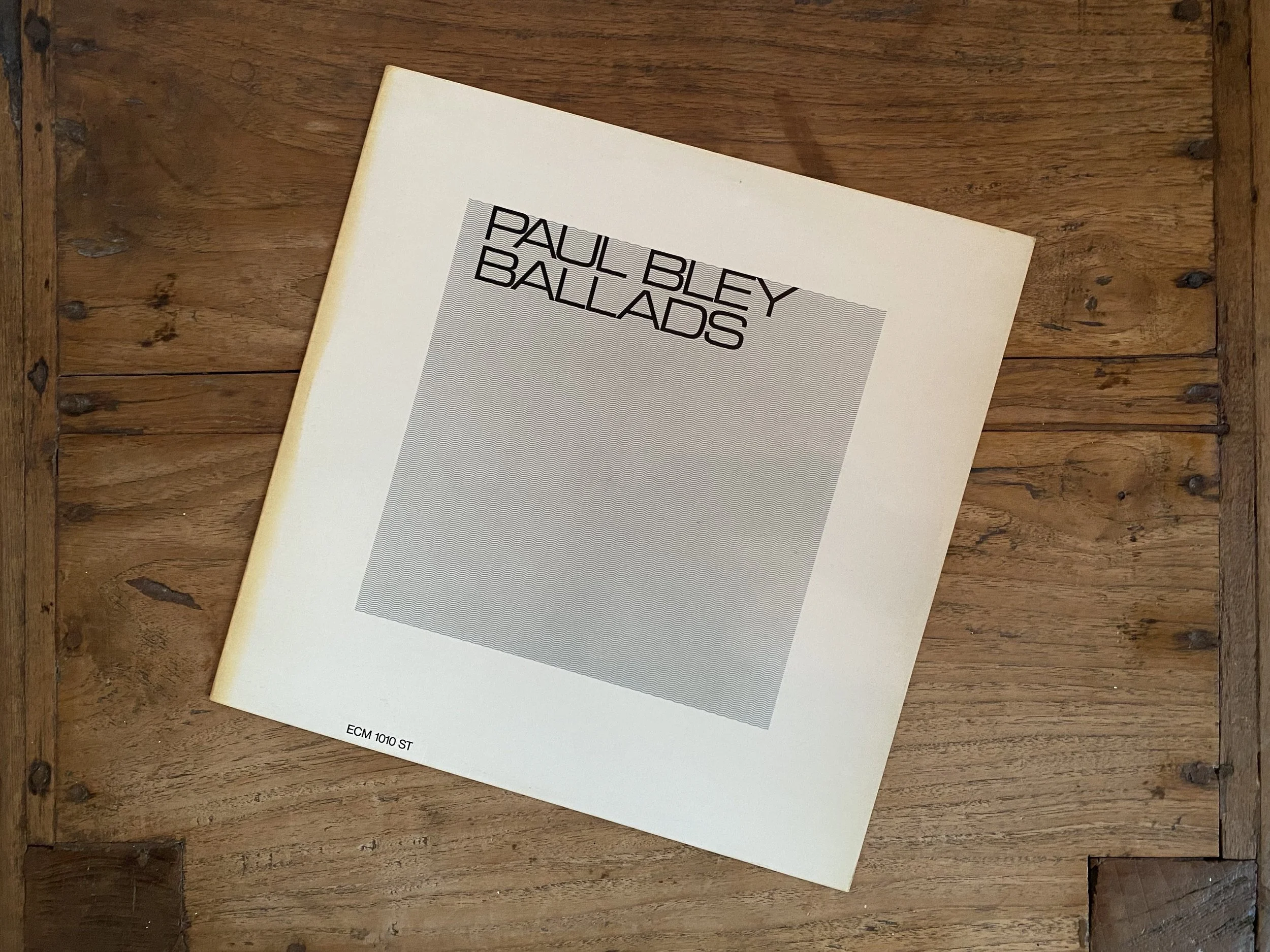"Ballads" by Paul Bley on ECM 1010