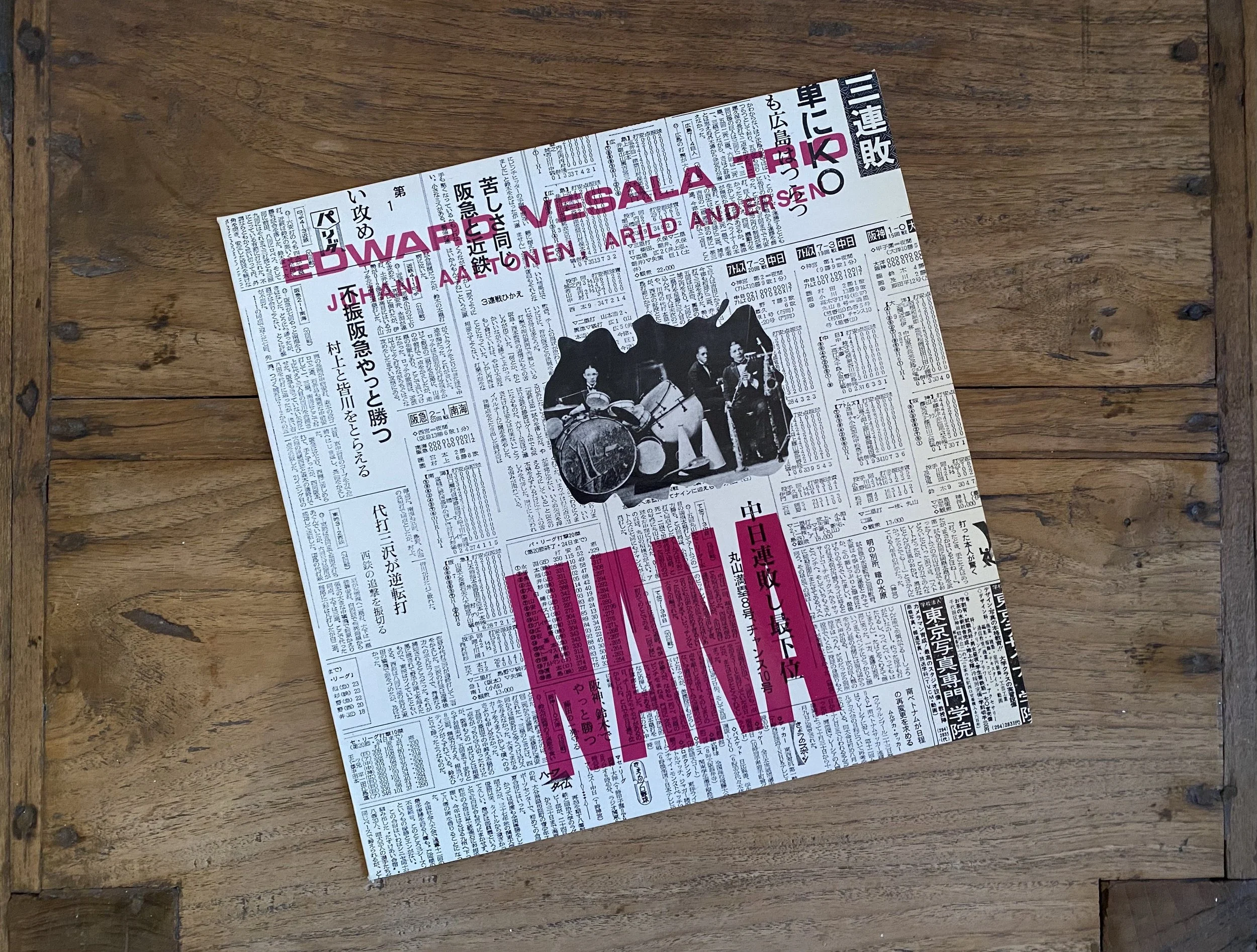 "Nana" by The Edward Vesala Trio on Blue Master BLU-LP 125