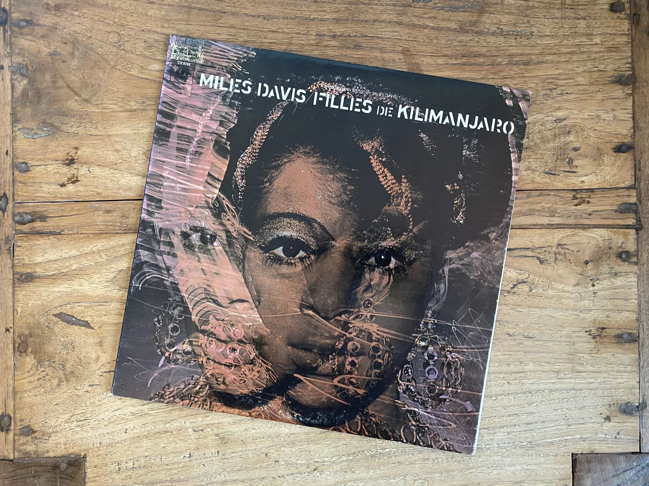Filles de Kilimanjaro” by Miles Davis on Columbia CS 9750