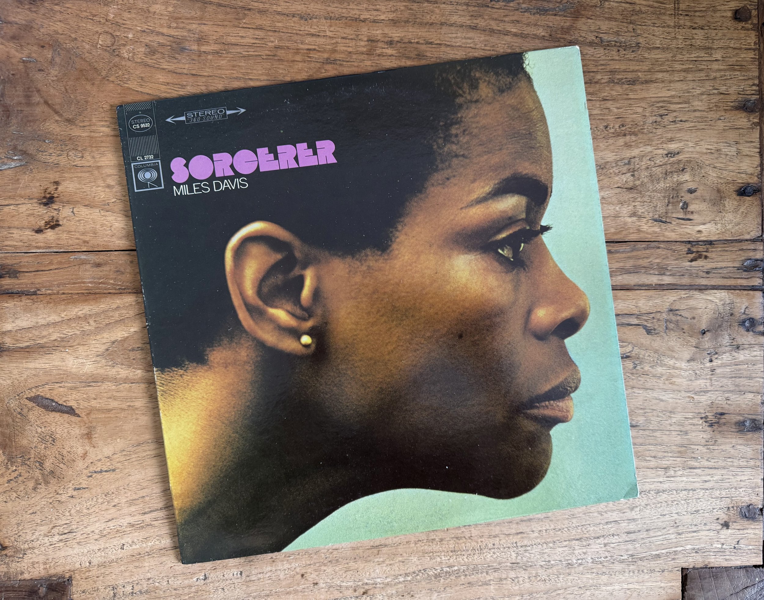 ”Sorcerer” by Miles Davis on Columbia CS 9532