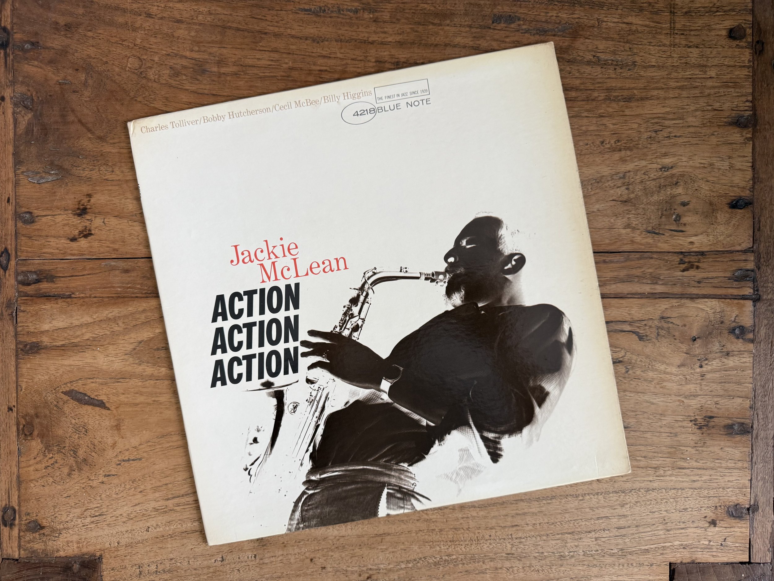 ”Action” by Jackie McLean on Blue Note BLP 4218
