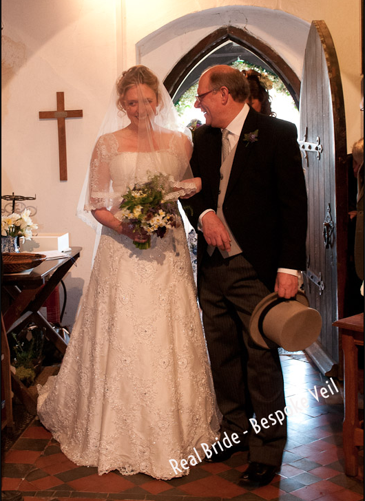 Real Bride - Bespoke Veil