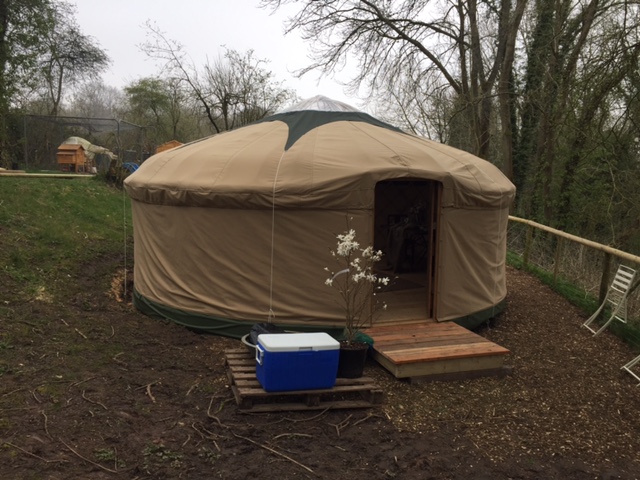 Outside the yurt......saving the wonders of the inside for the full shoot pics...You'll just have to wait!