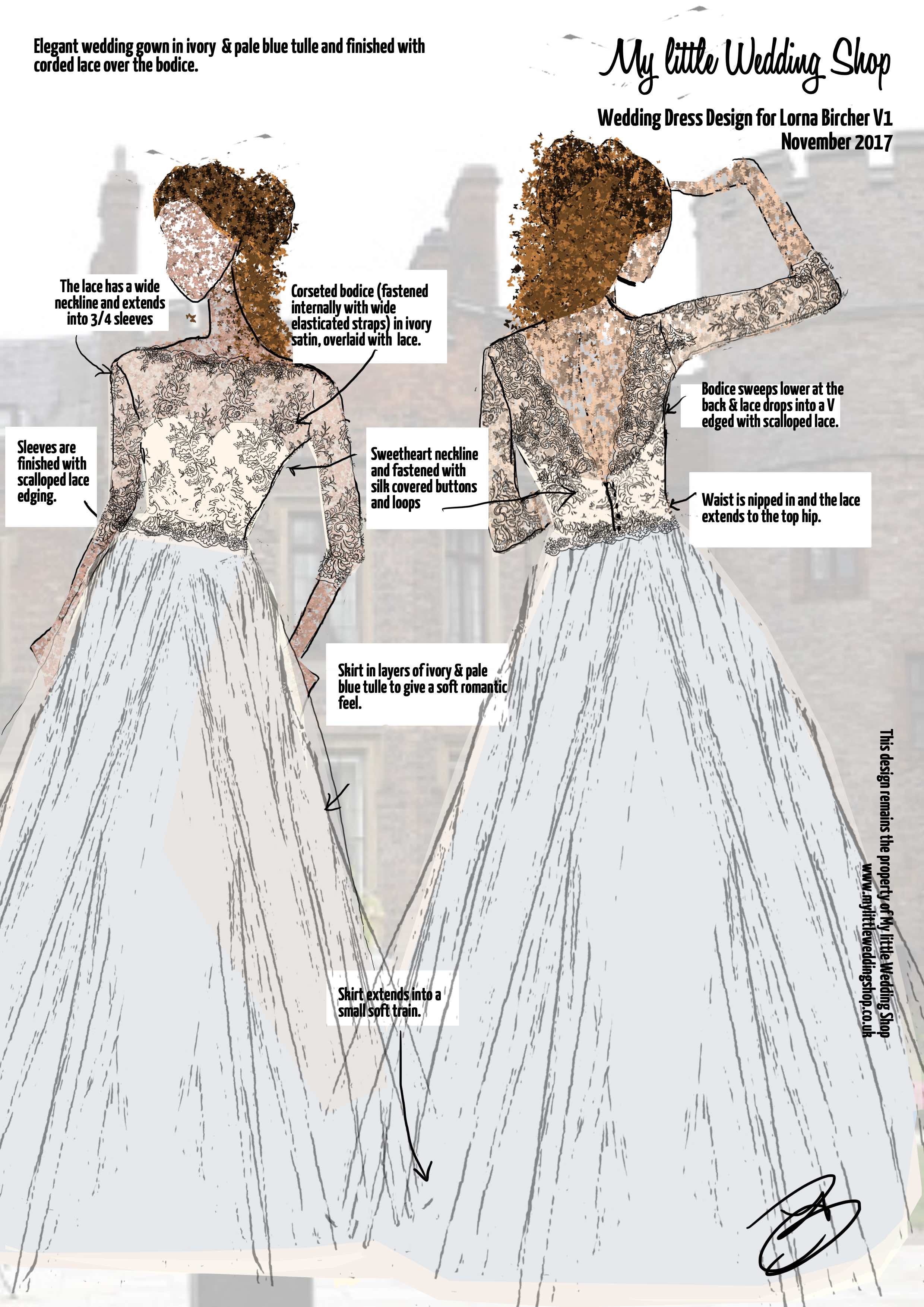 ArtDeco Style Wedding Gown with Negative Space  Stella York Wedding  Dresses