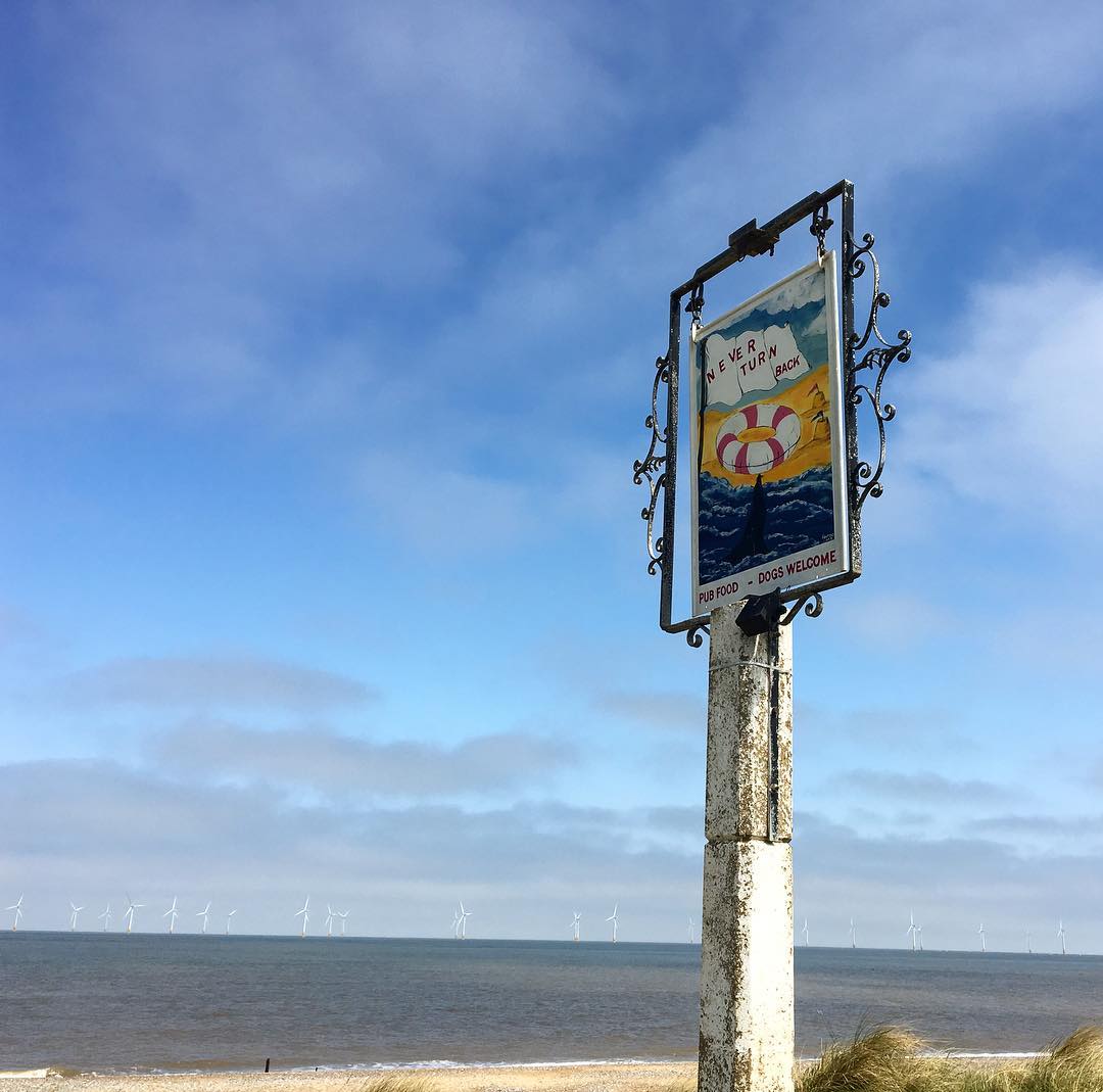 Never Turn Back - Pub Sign 