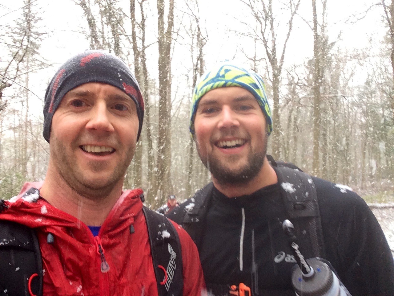 Travis (right) and me shortly before a snowball fight wrecked our friendship