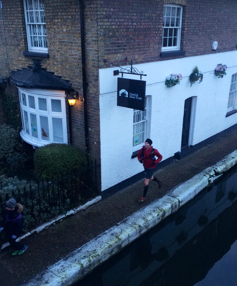 Sprinting. Sort of. (Photo by Cate McVeigh)