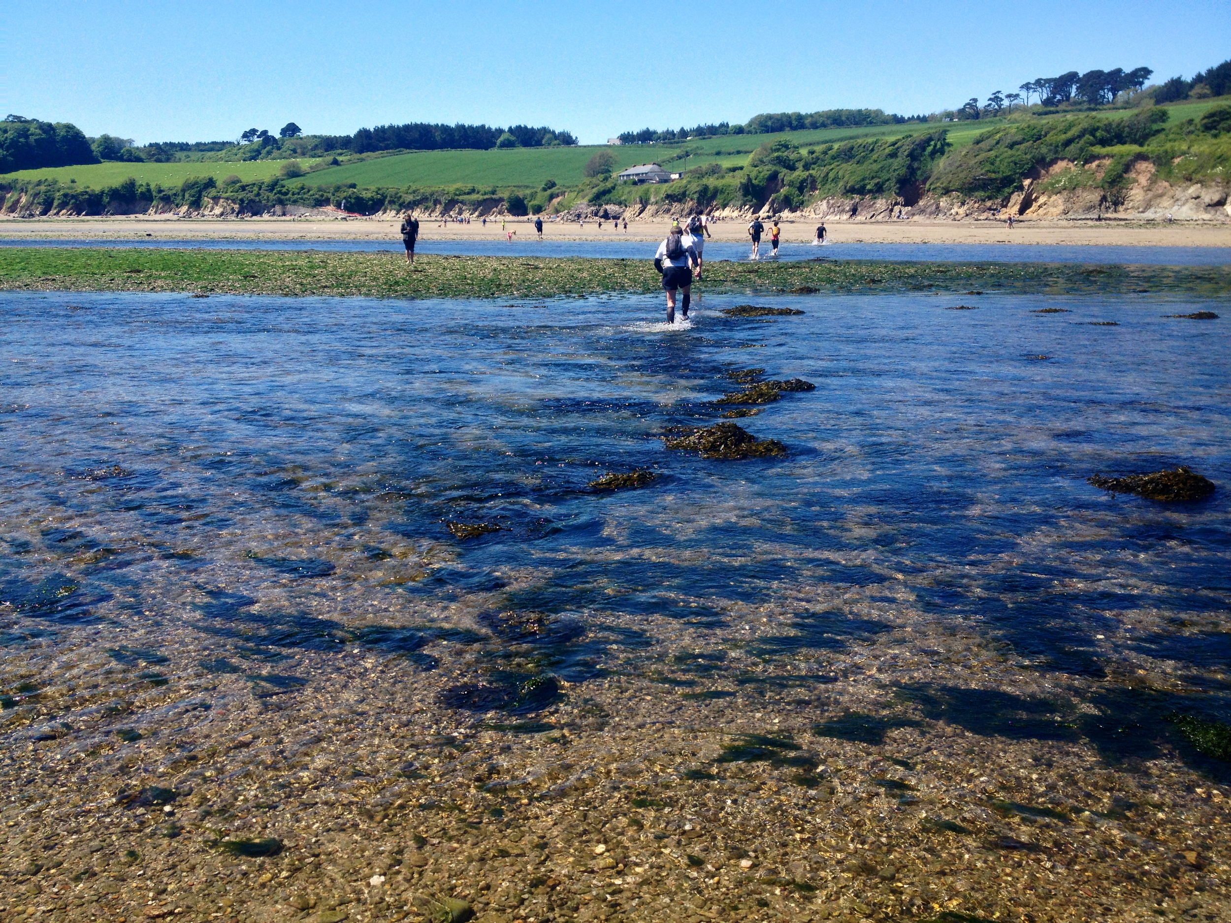 Sea crossing; swimming optional
