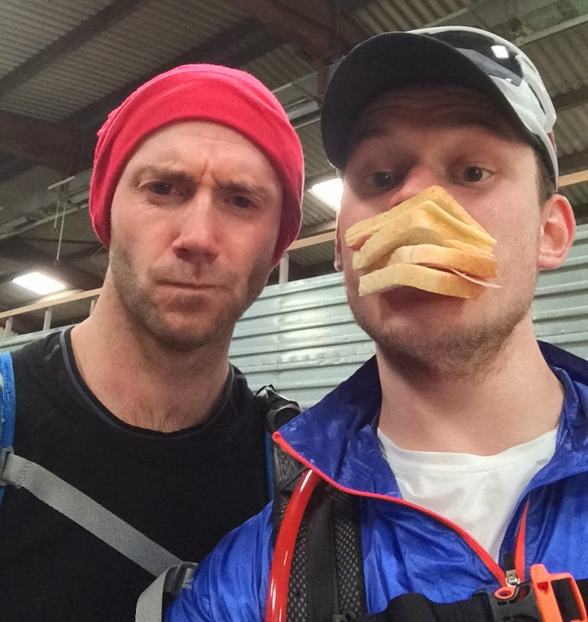 A marathon done, time for lunch